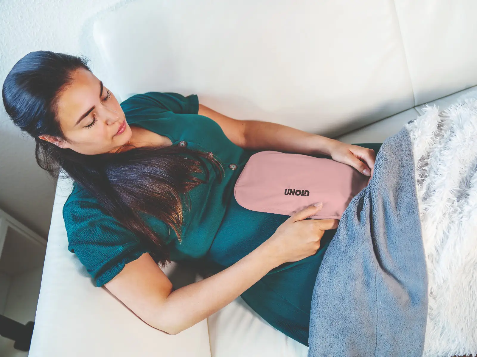 Unold Wärmflasche Wärmi rosa elektrische Wärmflasche, 380 Watt