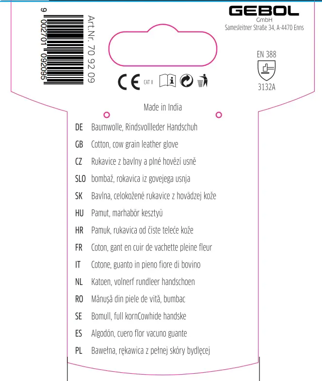 Gebol Handschuh Worker Pro  Gebol Handschuh Worker Pro