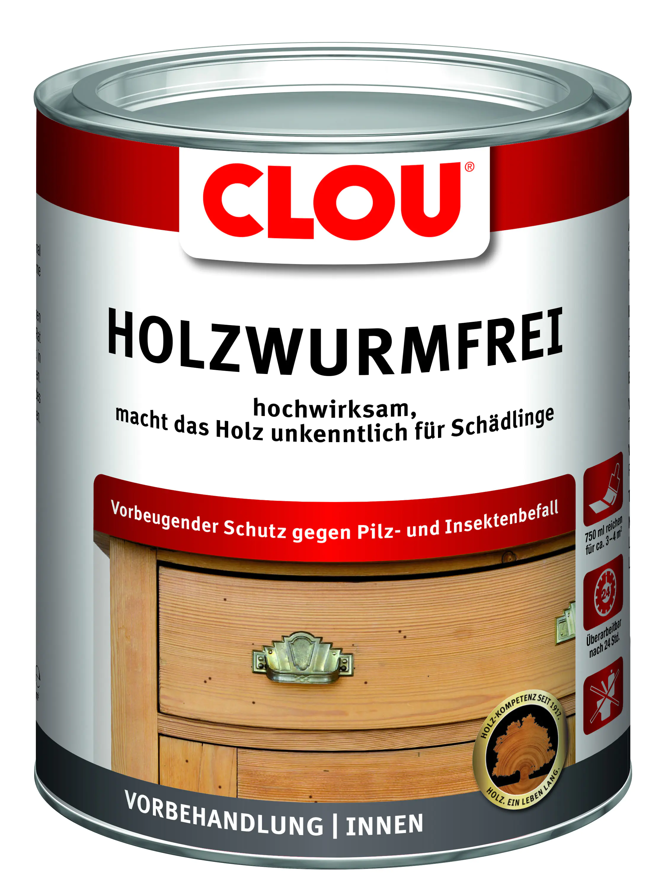 Clou Holzwurmfrei 2,5 L
