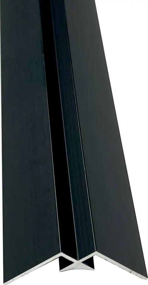 Wetwall Profil Außenecke 244 cm schwarz matt