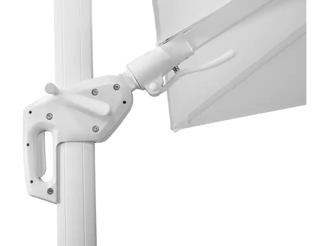 Schneider Sonnenschirm Rhodos Twist Bianco weiß, 300 x 300 cm Schneider Sonnenschirm Rhodos Twist Bianco weiß, 300 x 300 cm