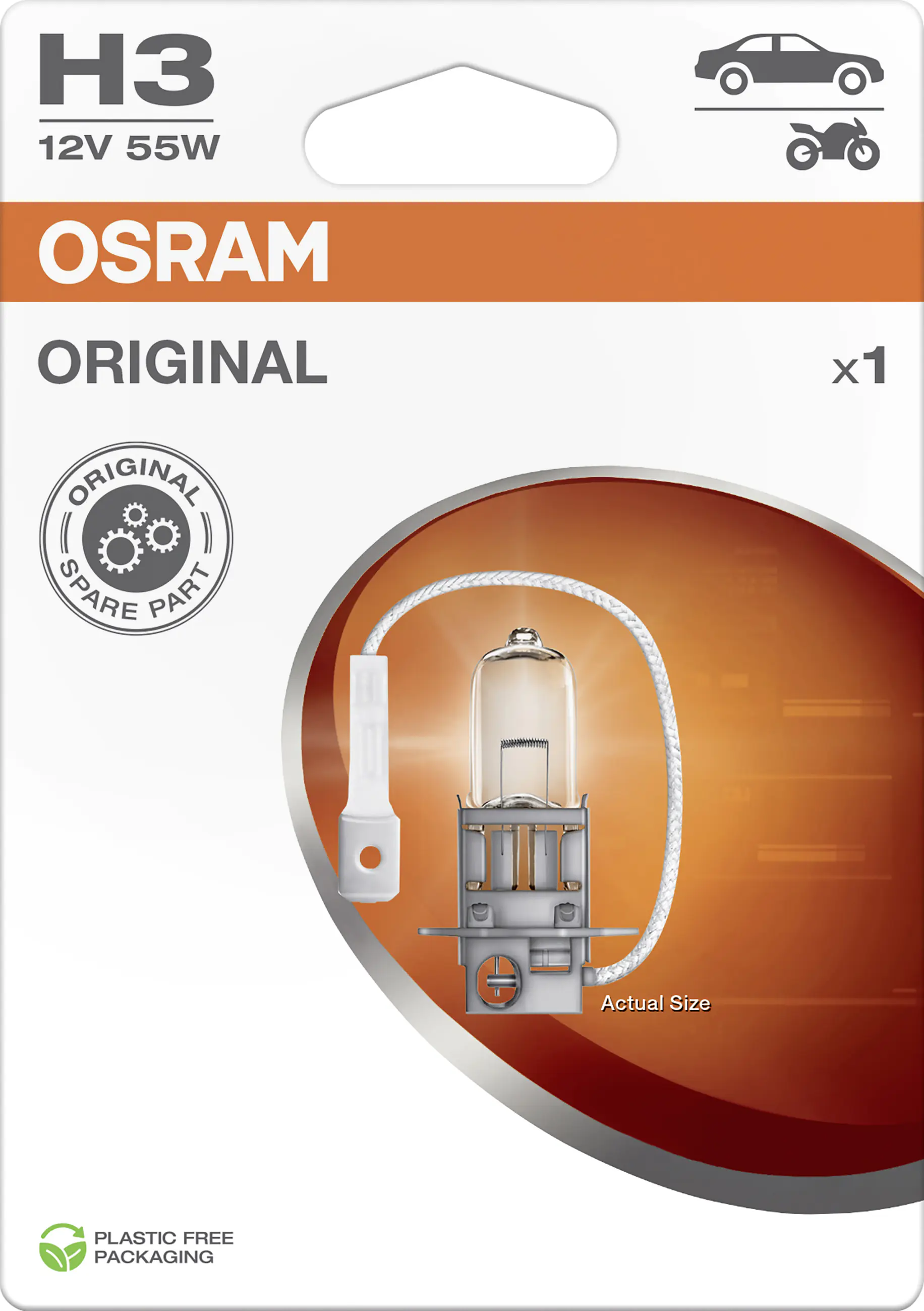 Osram Scheinwerferlampe H3 Original 2.0 Osram Scheinwerferlampe H3 Original 2.0