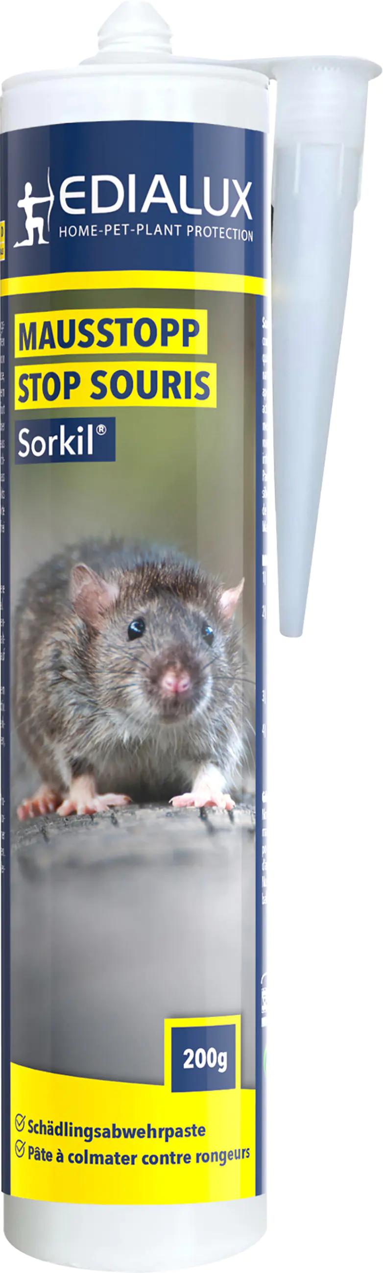Edialux Schädlingsabwehrpaste Mausstopp Sorkil 200g Edialux Schädlingsabwehrpaste Mausstopp Sorkil 200g