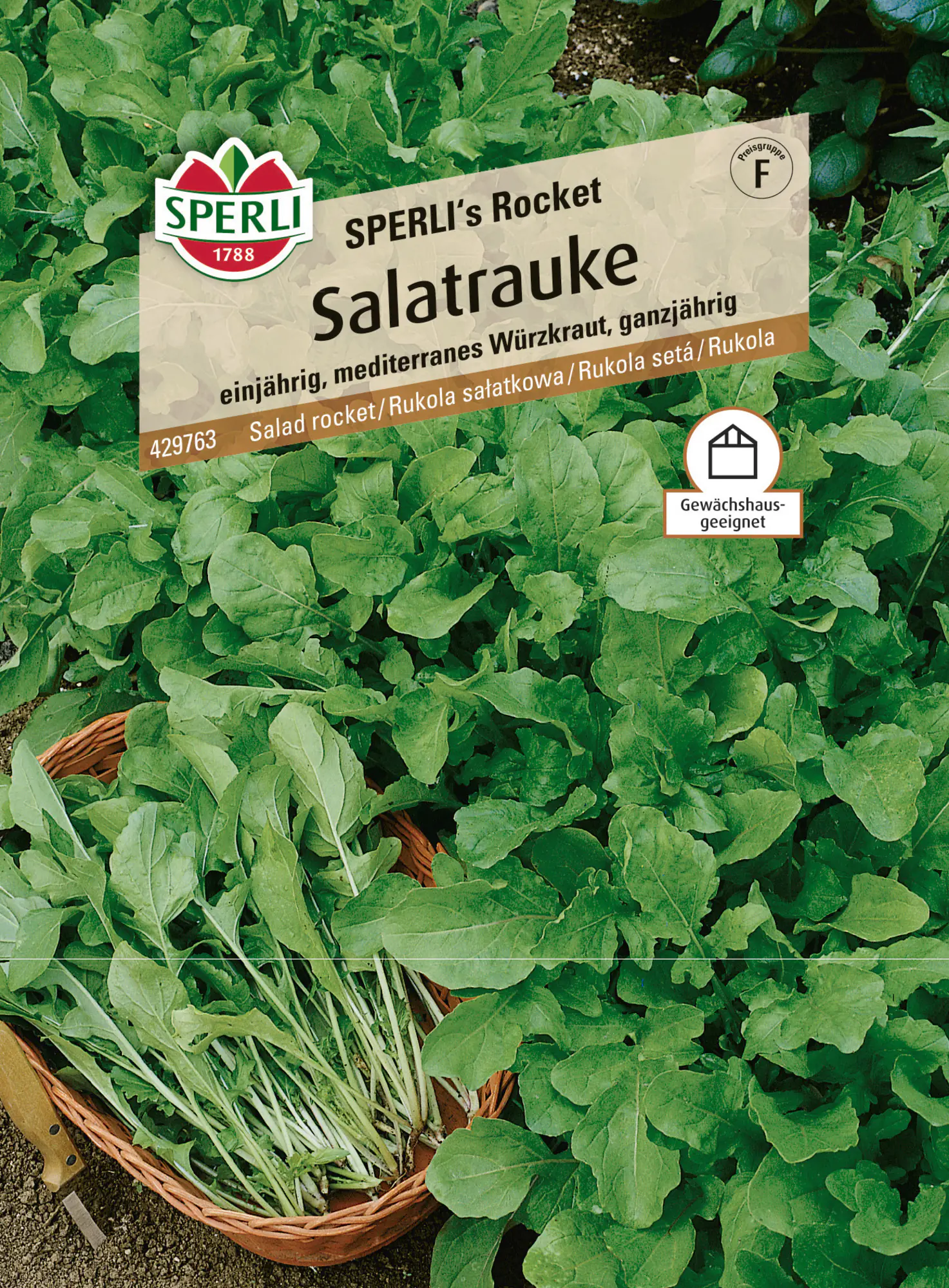 Sperli Saatgut Salatrauke Rocket für bis zu 3-4 lfd. Meter