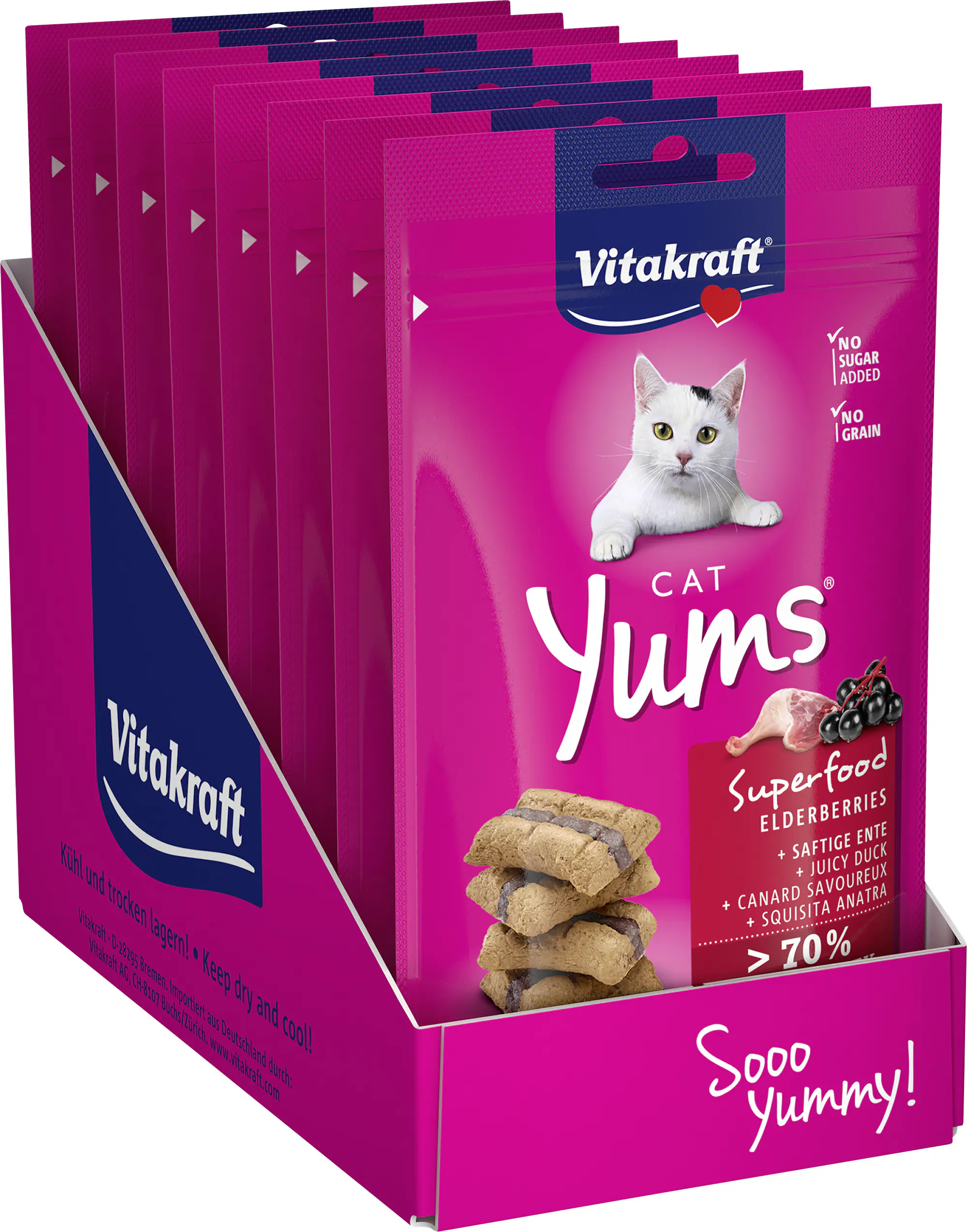 Vitakraft Cat Yums® Superfood Holunder 40 g