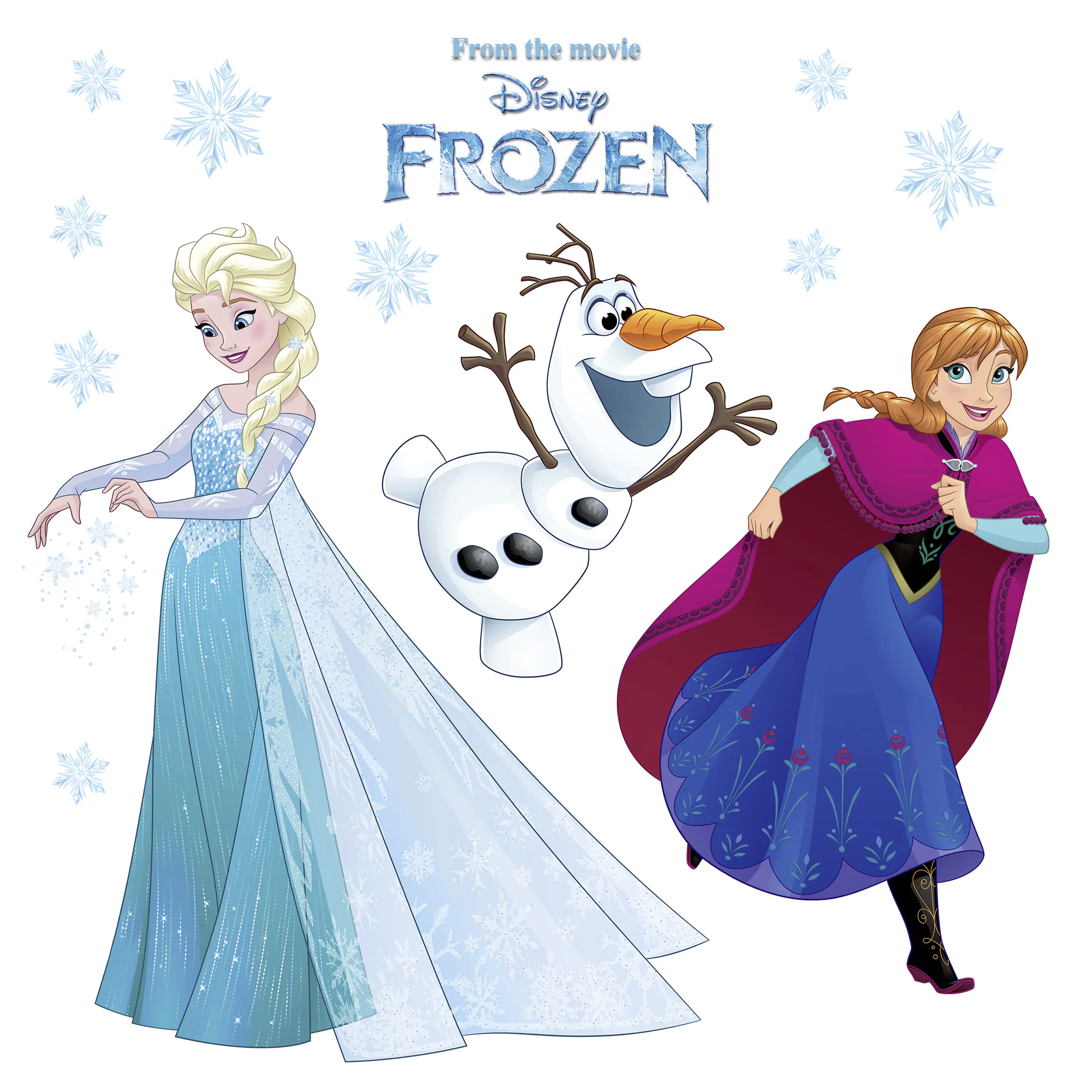 Komar Window Sticker Frozen Snowflake 31 x 31 cm