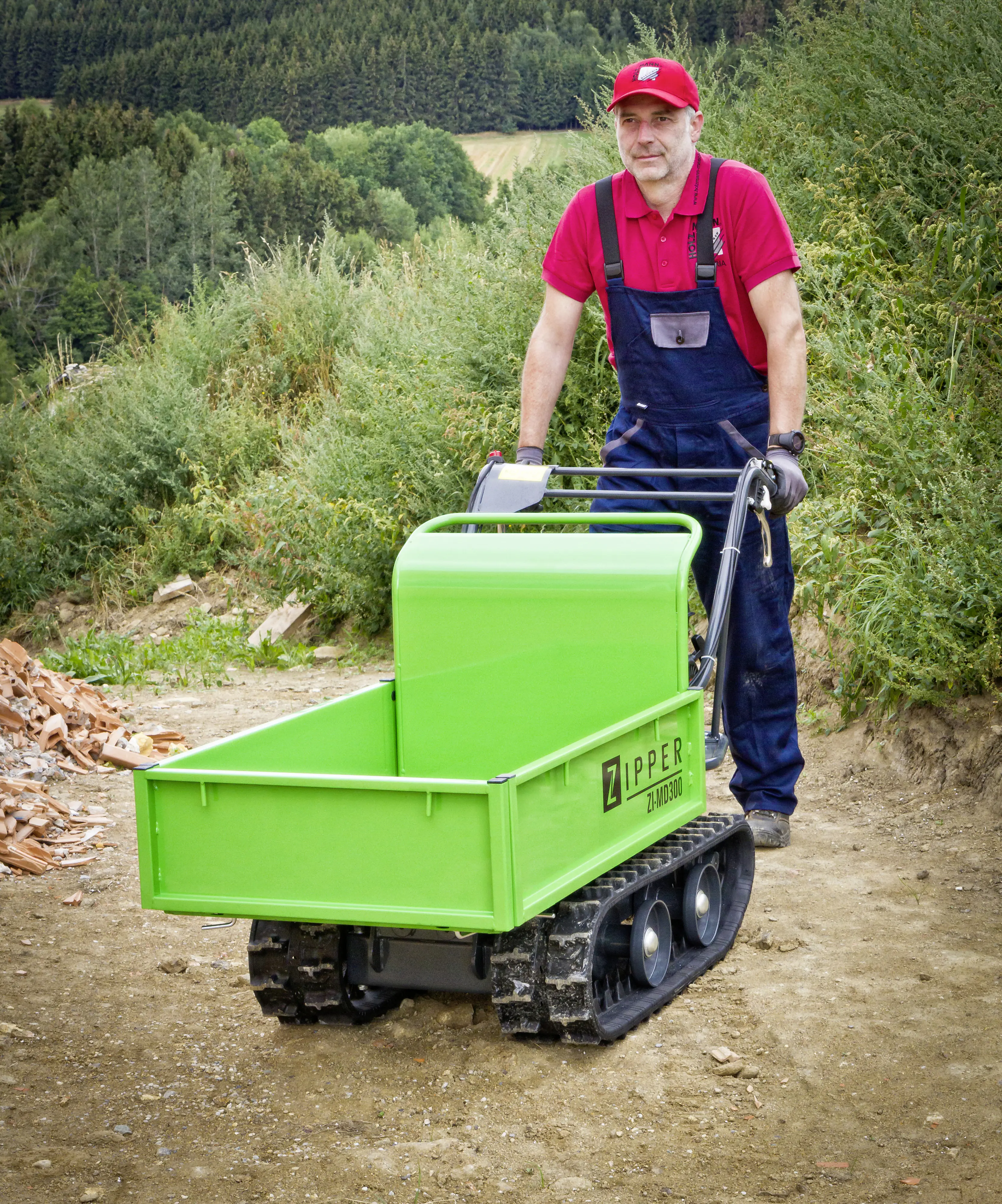 Zipper Miniraupendumper ZI-MD300 4,1 kW inkl. Schneeschild Zipper Miniraupendumper ZI-MD300 4,1 kW inkl. Schneeschild