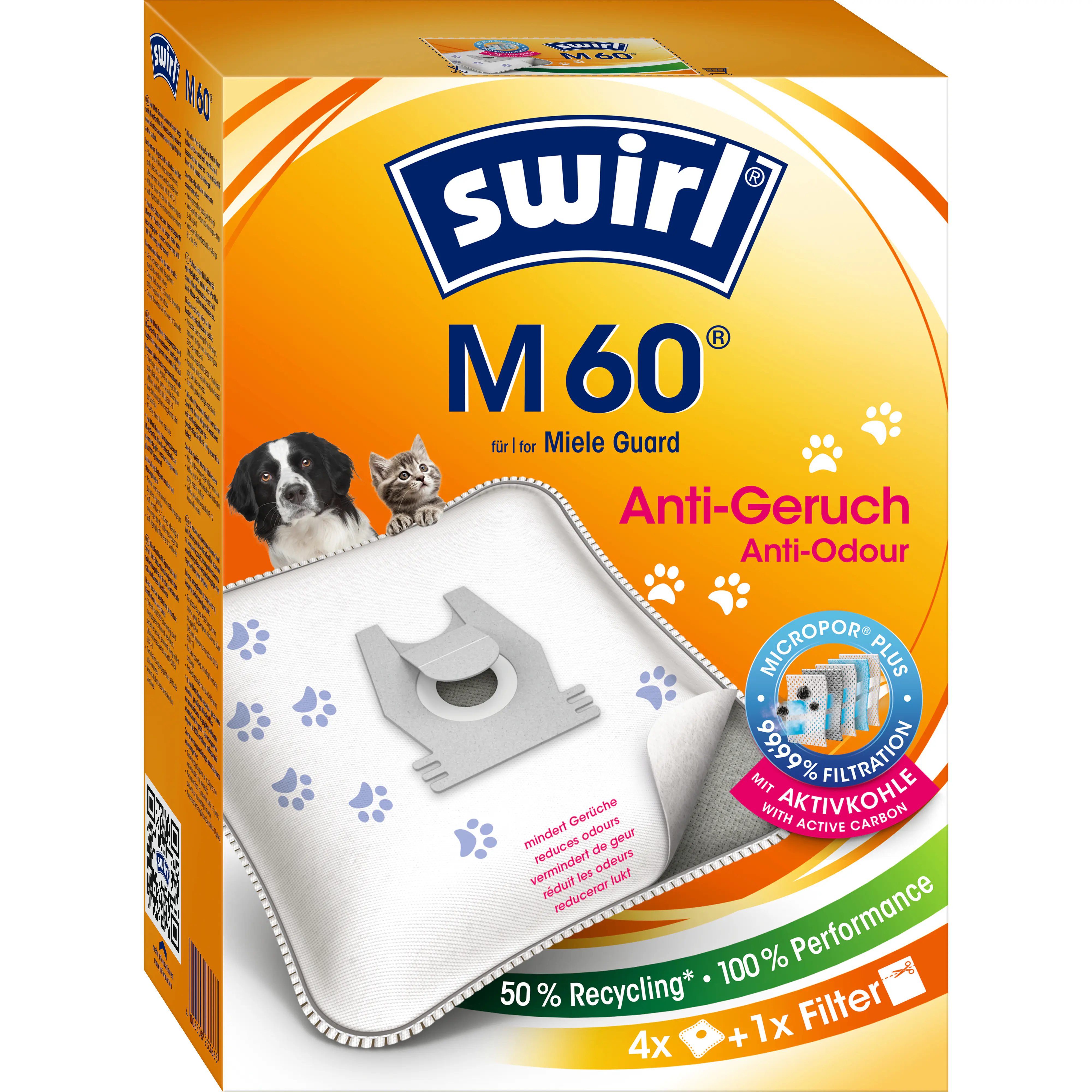 Swirl® M 60 Anti Odour MicroPor® Plus