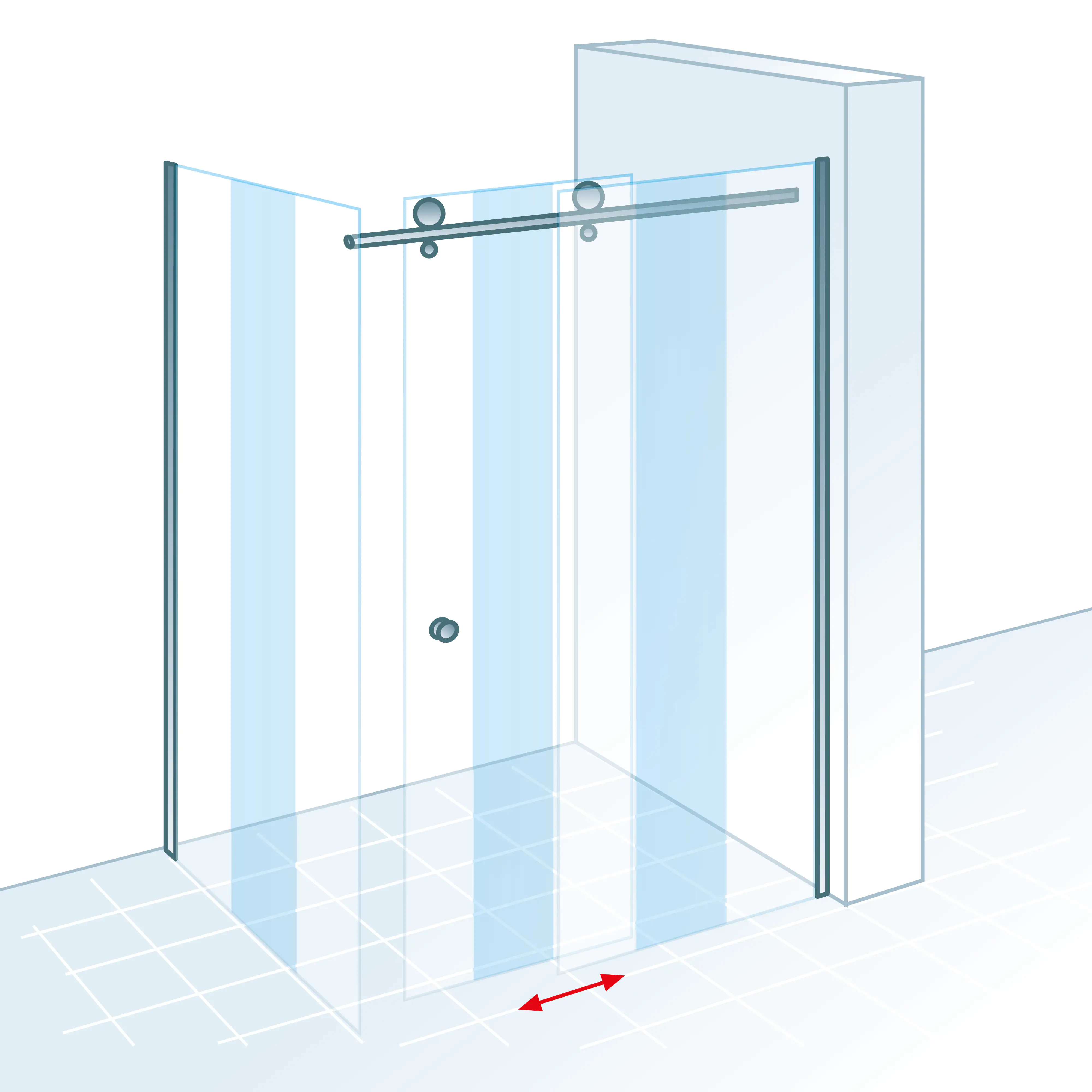 4060991056932_5 Schulte Schiebetür Seitenwand 120 x 90 x 200 cm MasterClass