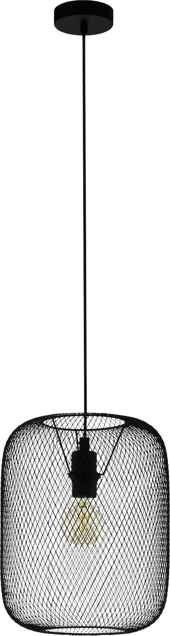 Eglo Pendelleuchte Wrington schwarz Ø 30 cm E27