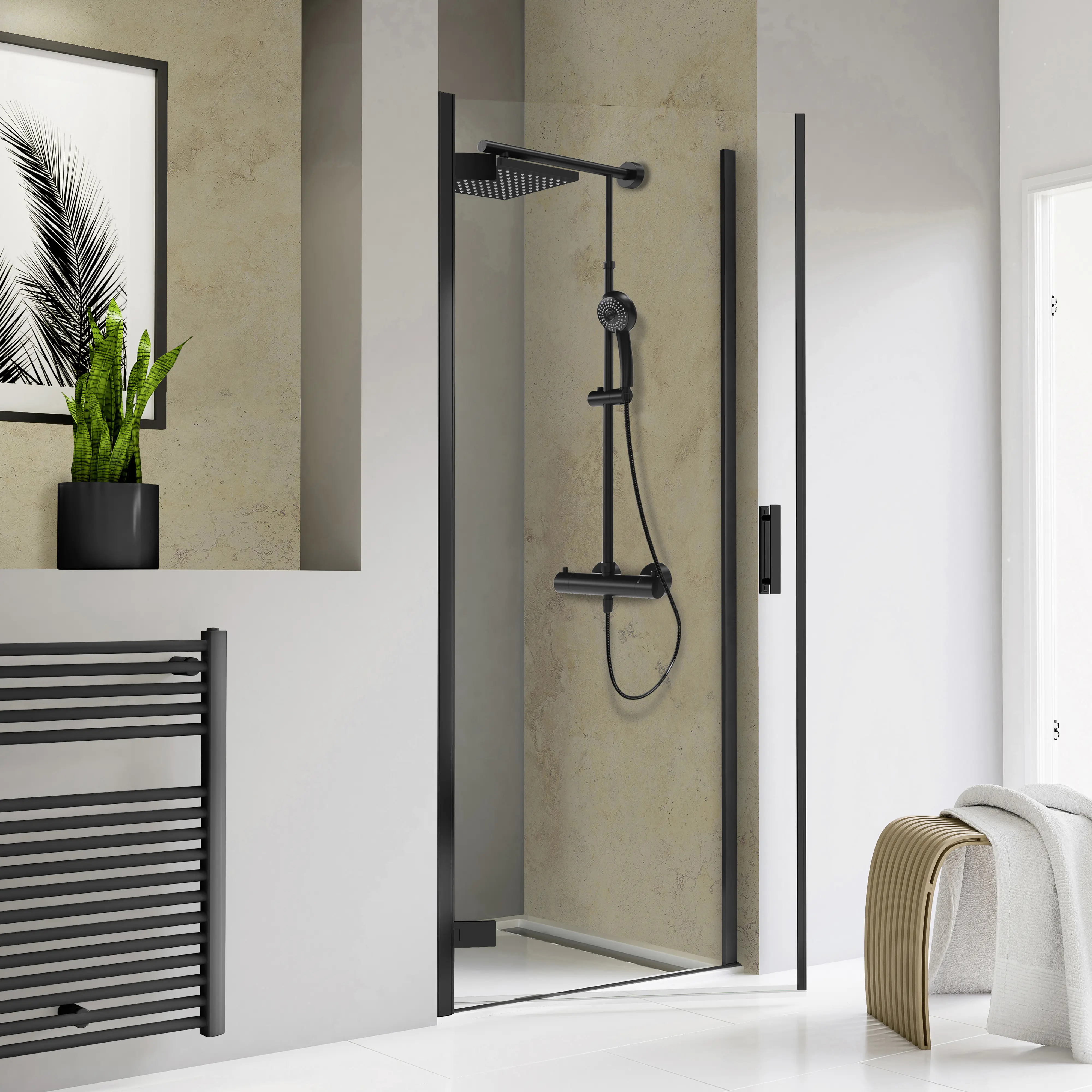 Schulte Nische Drehtür 100 x 200 cm Toura