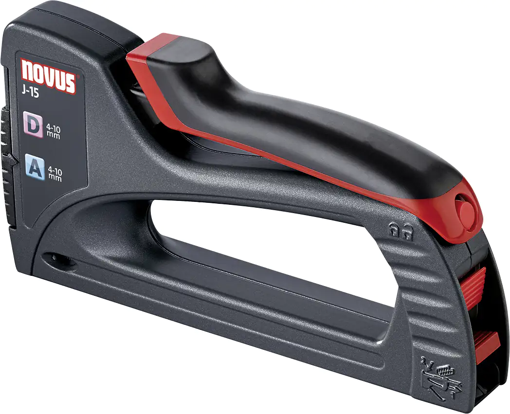 Novus Handtacker J-15 für Feindraht- und Flachdrahtklammern Novus Handtacker J-15 für Feindraht- und Flachdrahtklammern