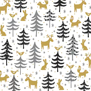 Braun & Company Servietten Forest Friends Servietten 33 x 33 cm - 20er Pack