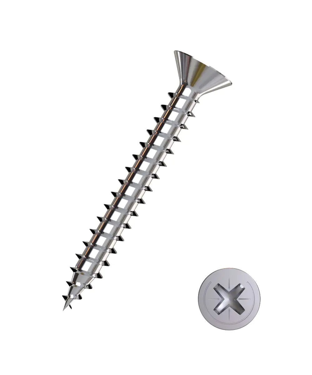 Connex Universalschrauben 4.0 x 30 mm PZ 2 Senkkopf - 500 Stk. Connex Universalschrauben 4.0 x 30 mm PZ 2 Senkkopf - 500 Stk.