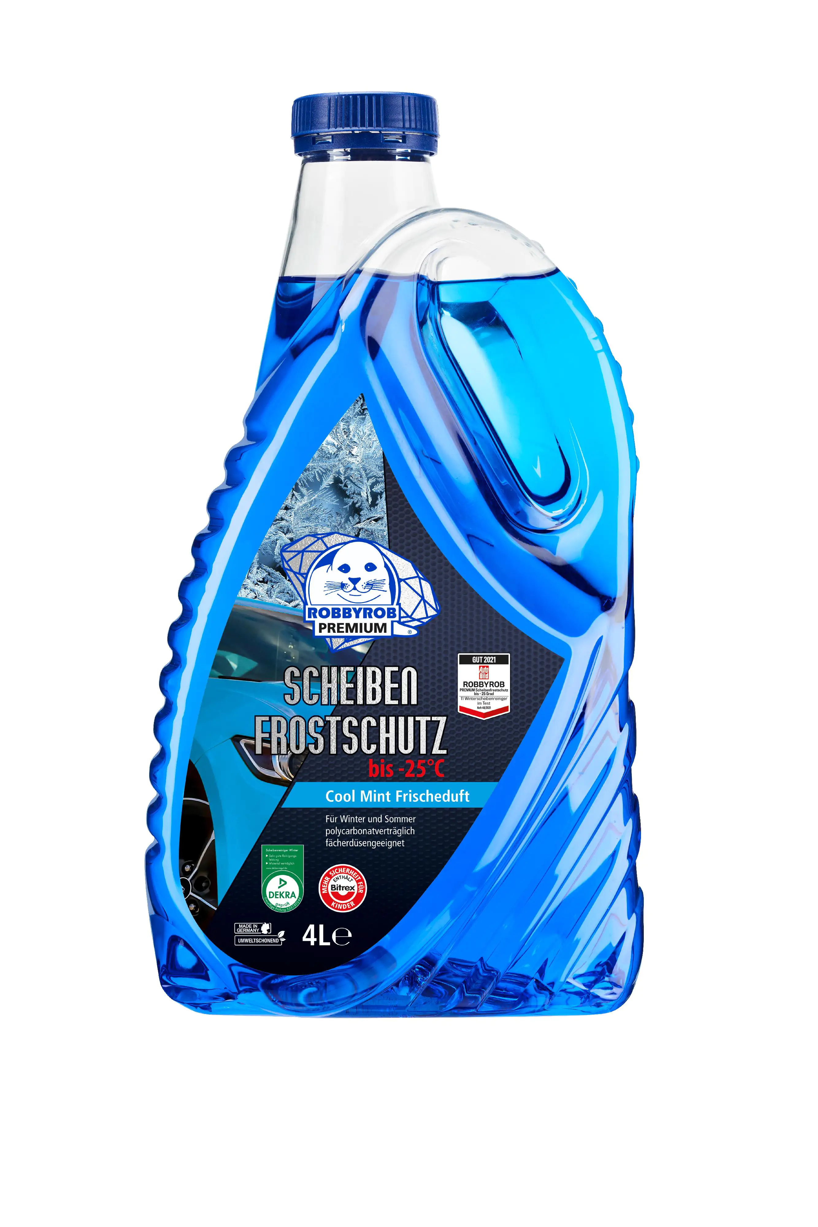 Robbyrob Scheibenfrostschutz bis -25°C gebrauchsfertig 4L Robbyrob Scheibenfrostschutz bis -25°C gebrauchsfertig 4L