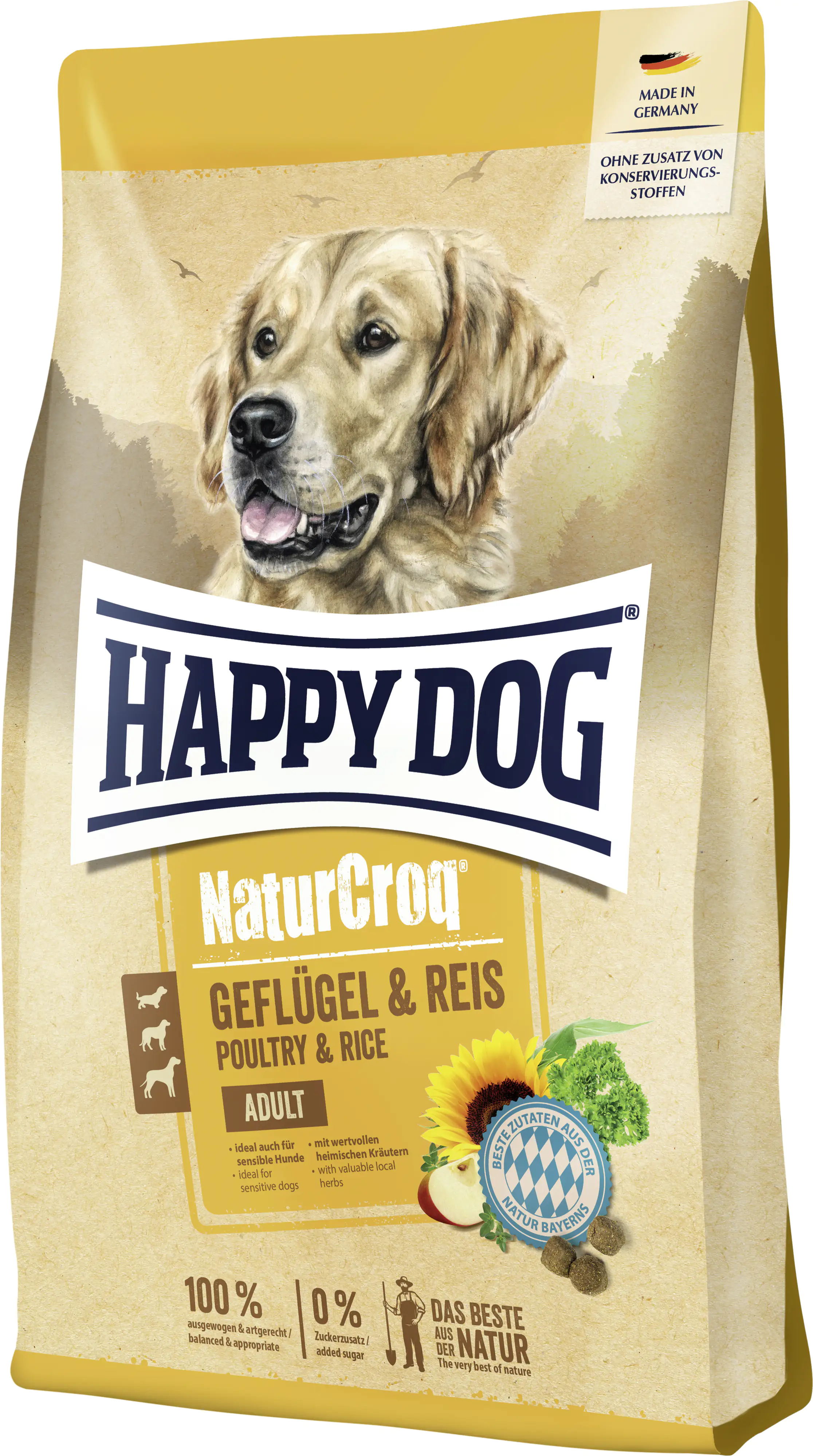 Happy Dog NaturCroq Geflügel & Reis 11 kg