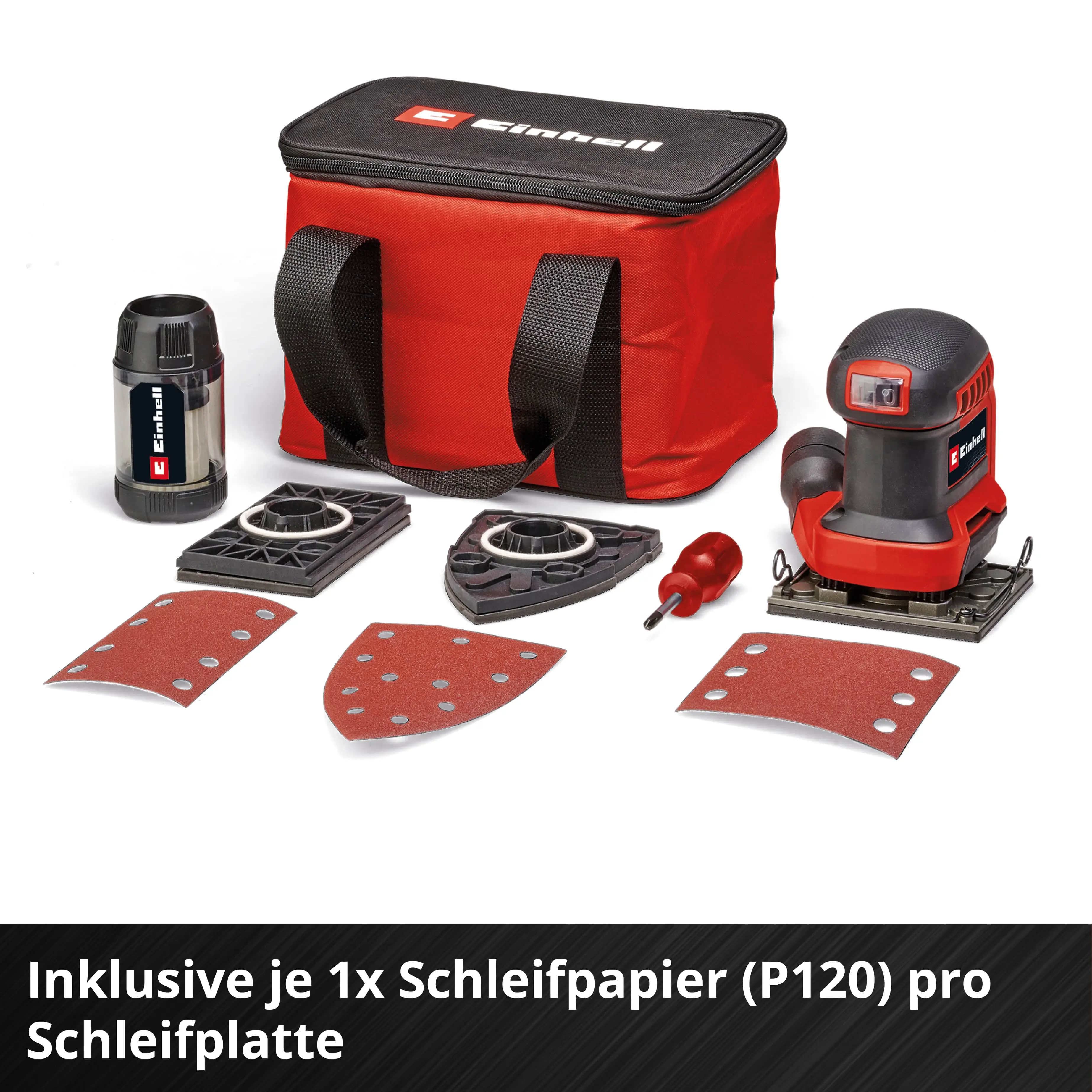 Einhell Expert Akku-Faustschleifer TE-OS 18/113 3X  Li Solo Einhell Expert Akku-Faustschleifer TE-OS 18/113 3X  Li Solo