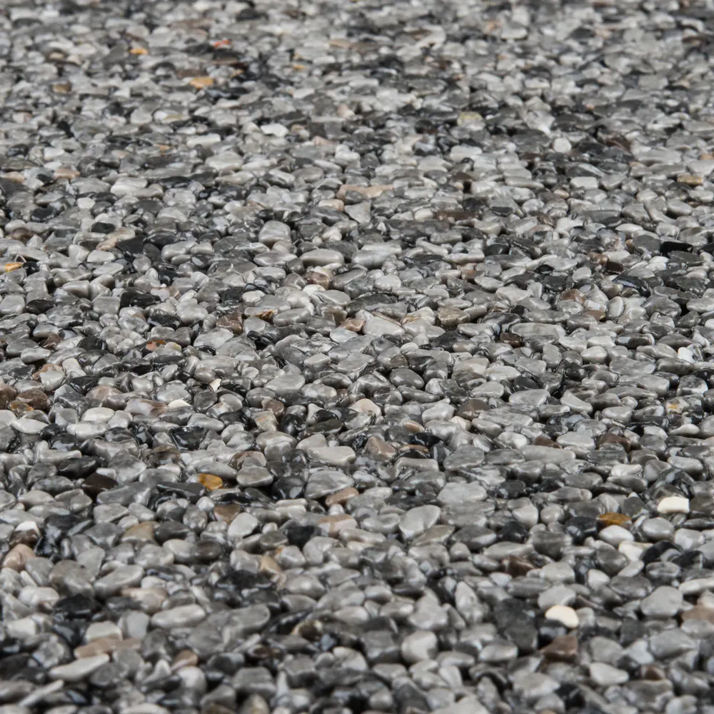 RAVELLO Steinteppich Boden Indoor Körnung Fein Farbe grau 15 kg Set