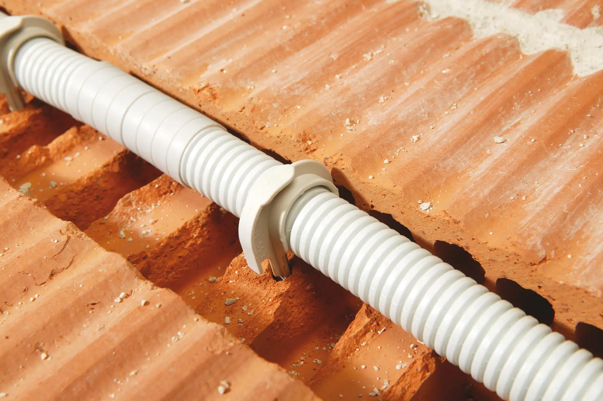 Flexrohr EN 25, 10m, PVC, 320 N, grau