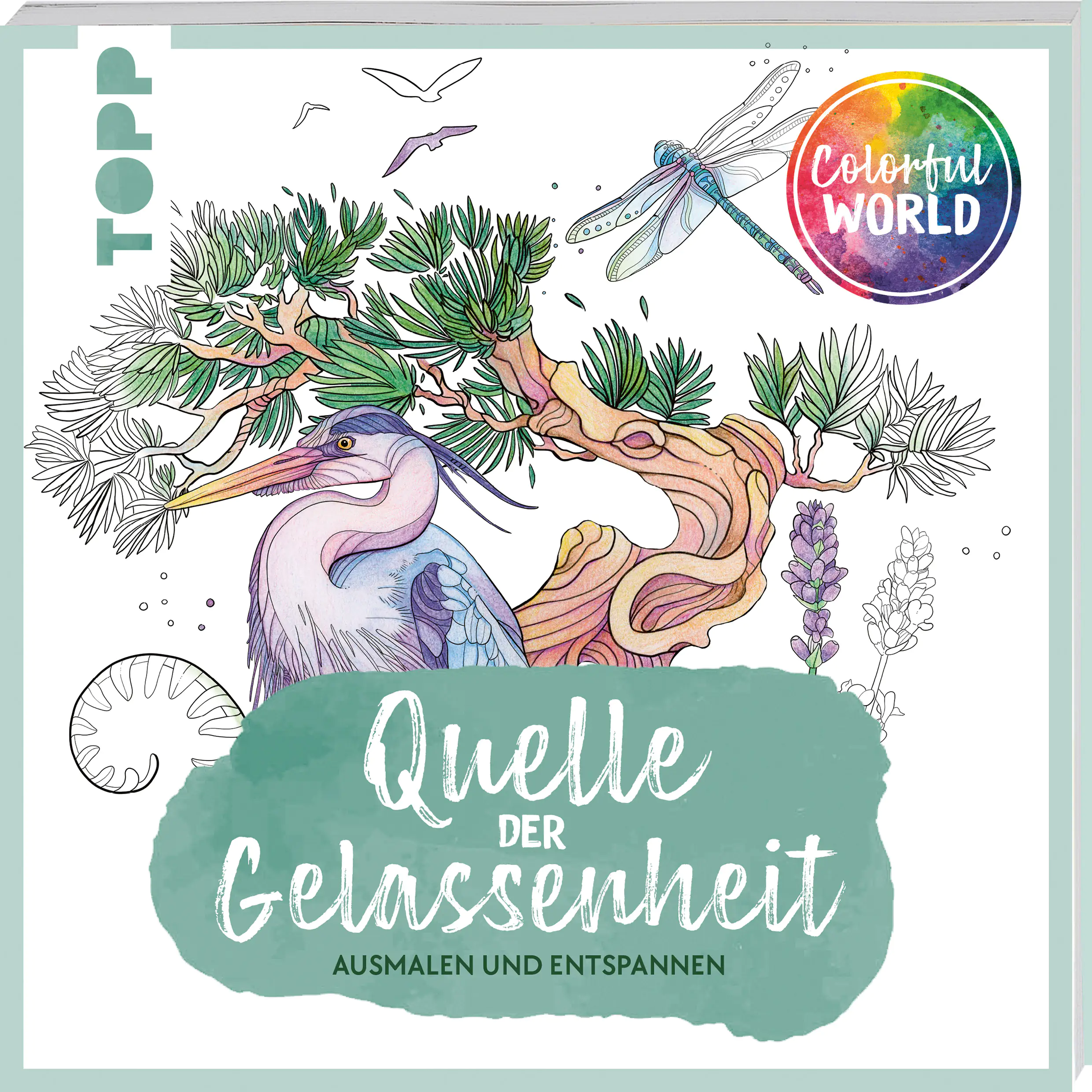 Malbuch Colorful World - Quelle der Gelassenheit