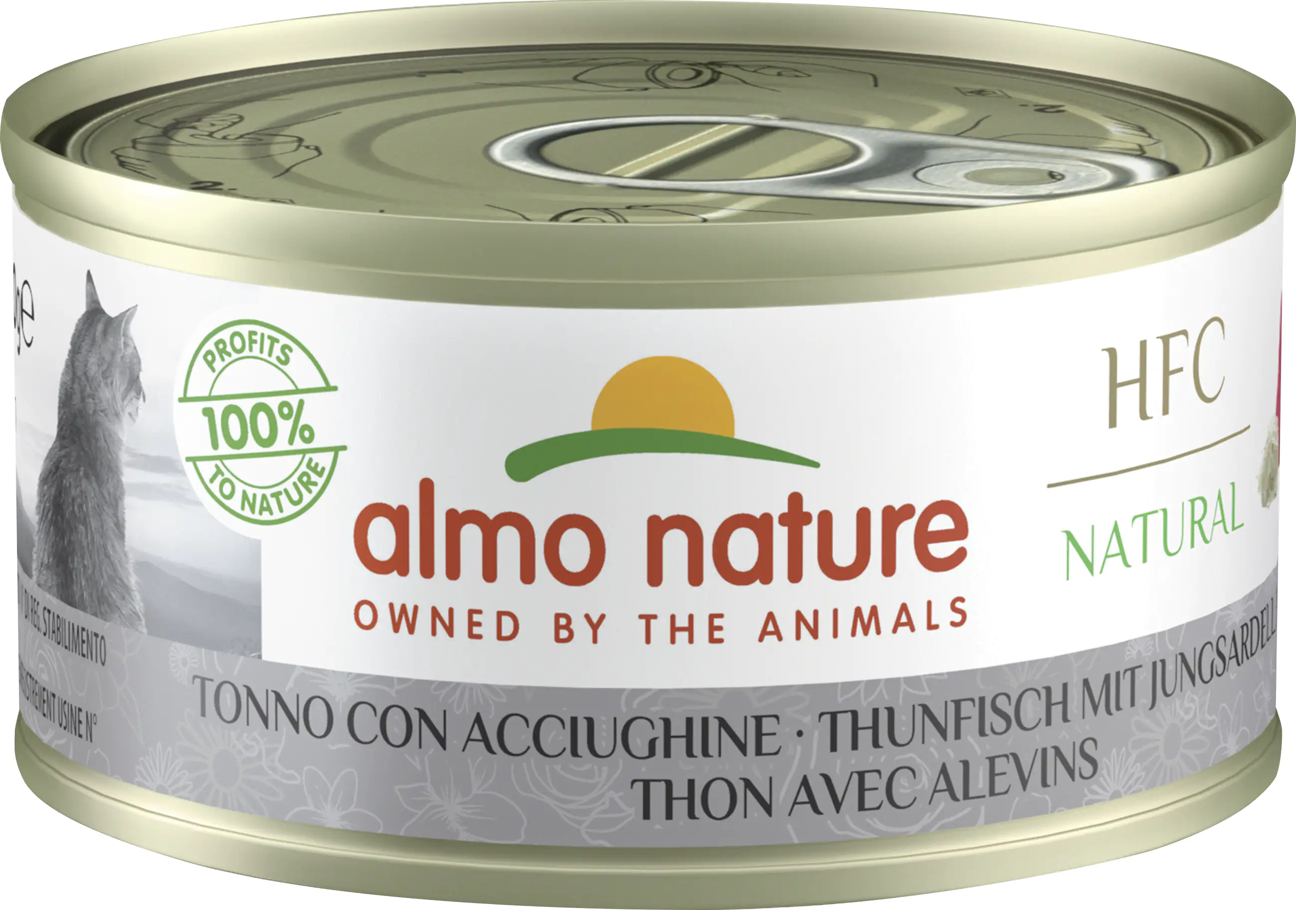 Almo Nature HFC Katzenfutter Thunfisch & Jungsardinen 70 g