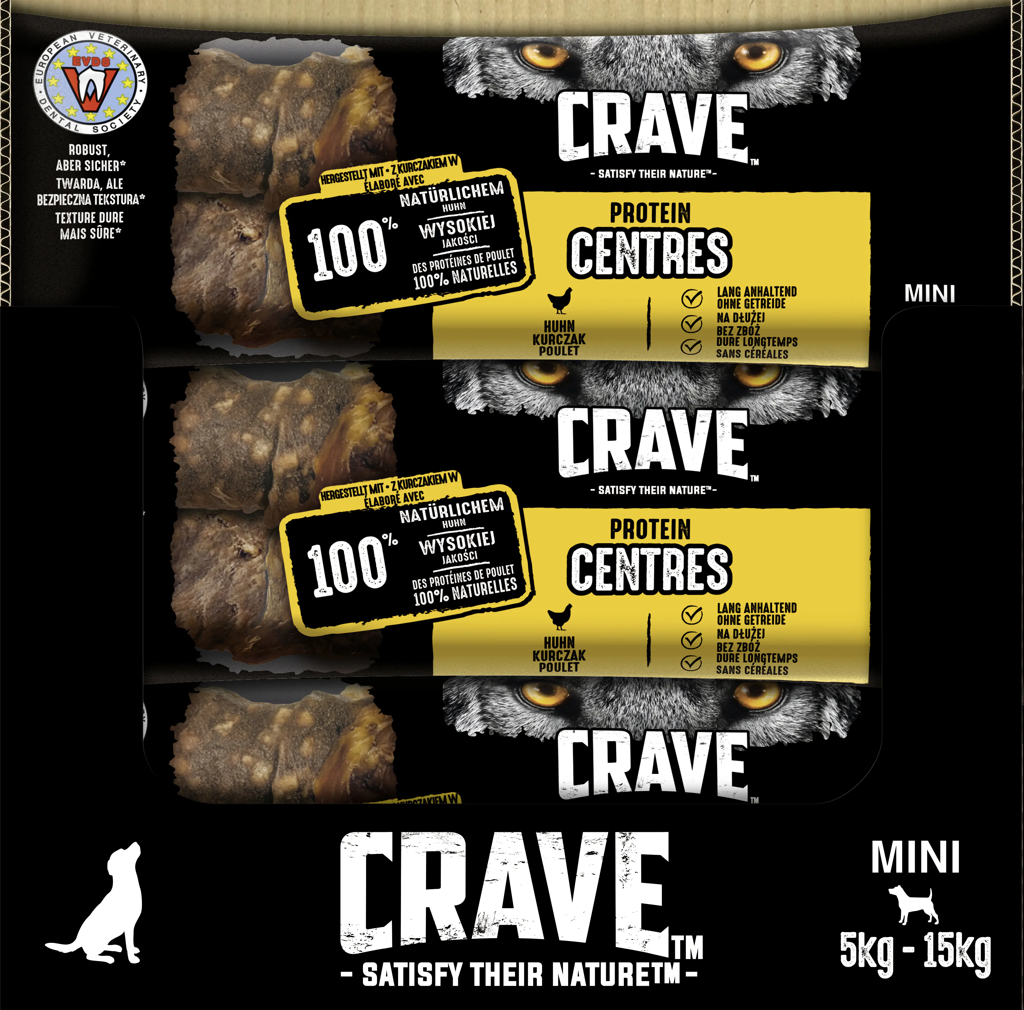 Crave Protein Centres Hundeleckerli 72 g Huhn