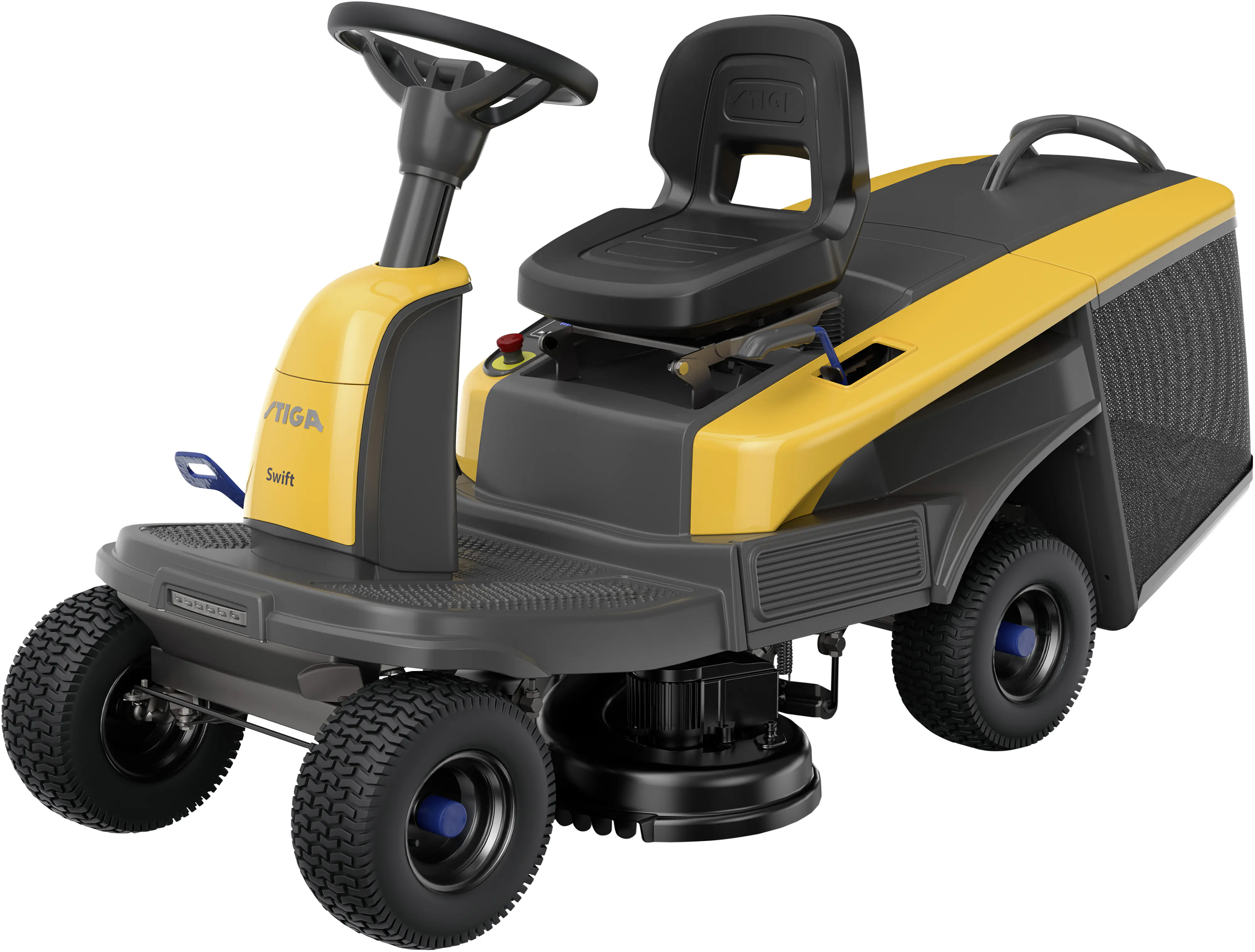 Stiga Akku-Rasentraktor Swift 372e, inkl. 4 Akkus (3x 7,5Ah und 1x 5Ah )/48V, 72 cm Schnittbreite