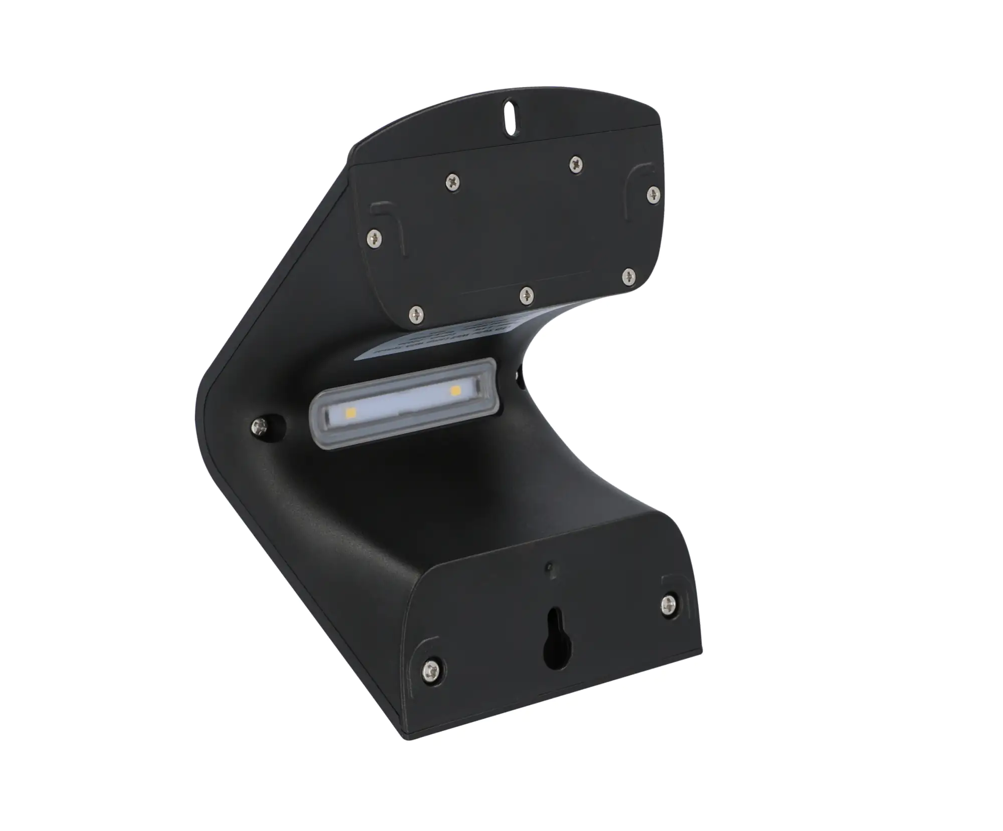 UniTec LED Solar-Wandleuchte schwarz mit Bewegungsmelder 1,5 W 220 lm