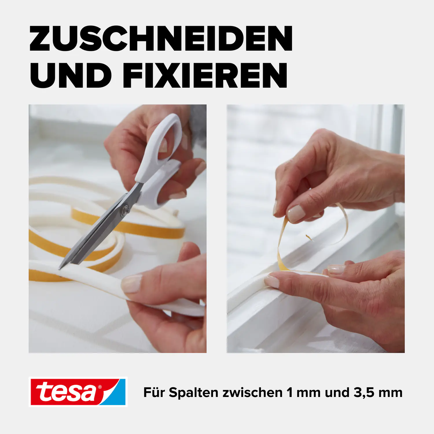 tesa Insulation E-Profil Classic 10 m, weiß