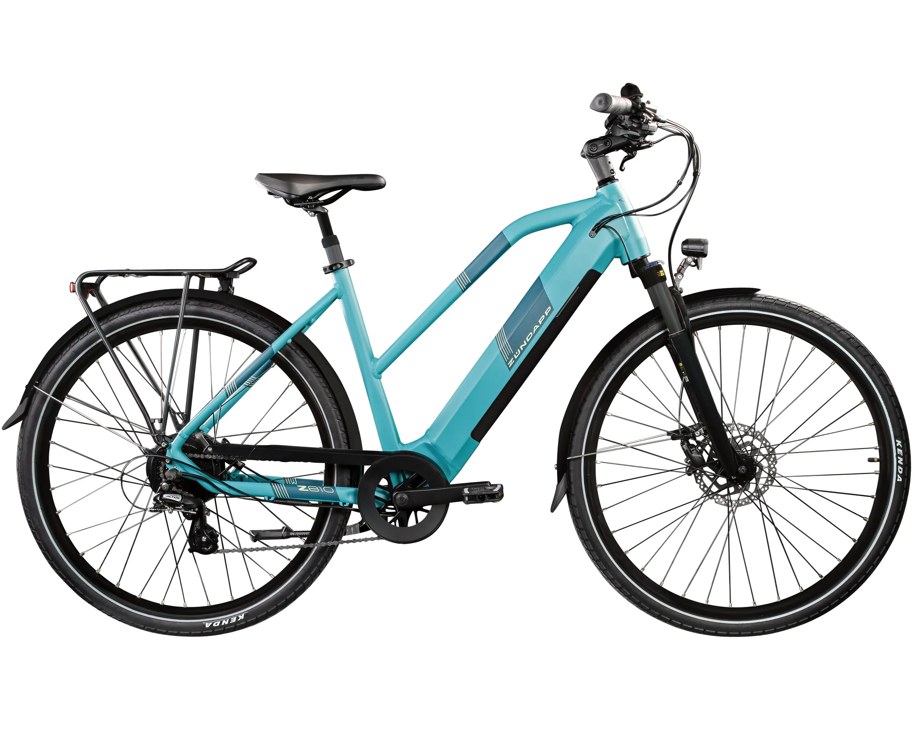 Zündapp E-Bike Z810 Trekking 28 Zoll 8-Gang 550 Wh türkisblau