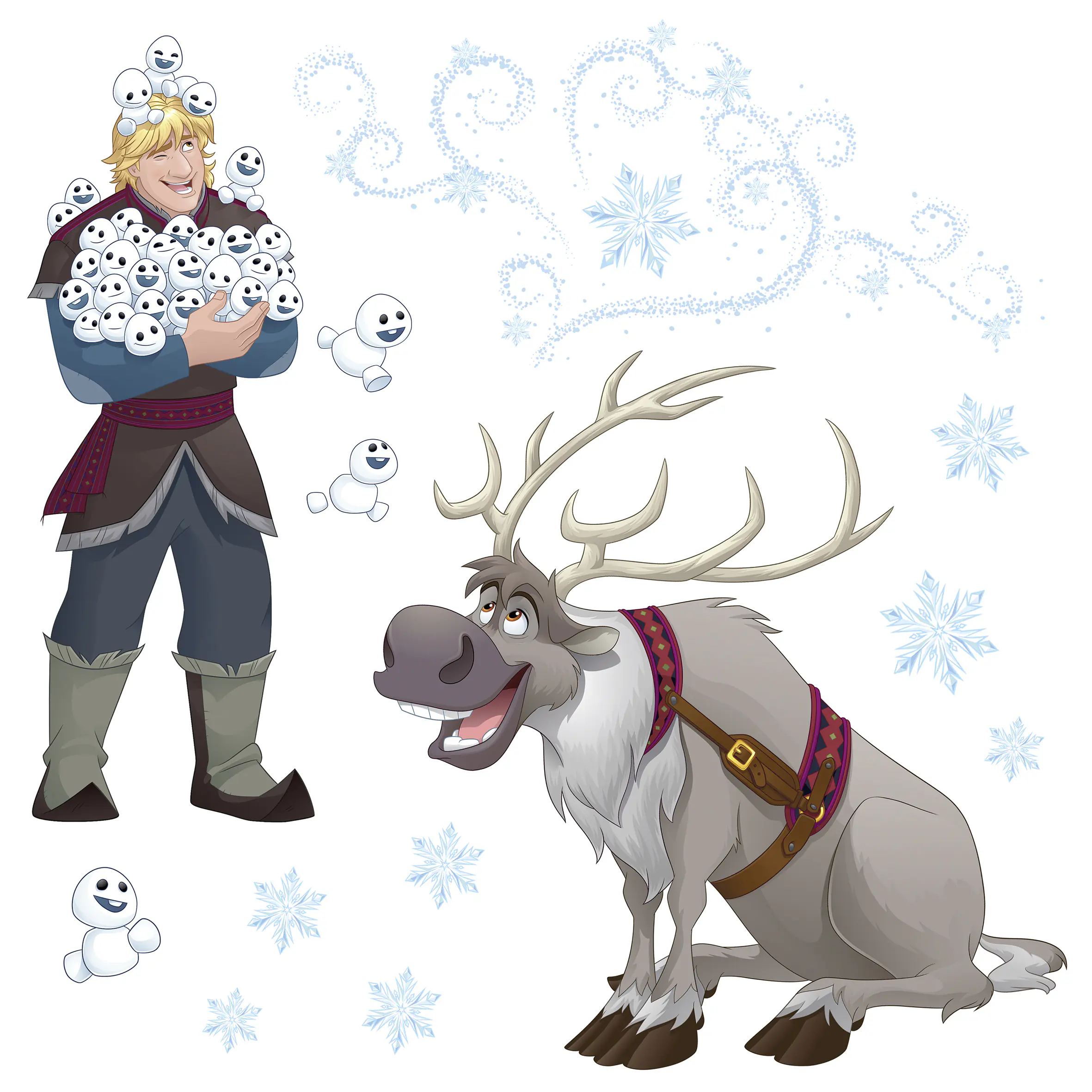 Komar Window Sticker Frozen Snowflake 31 x 31 cm