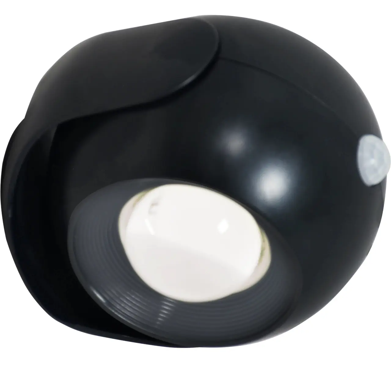 REV LED-Akku-Spot rund mit Sensor schwarz dimmbar