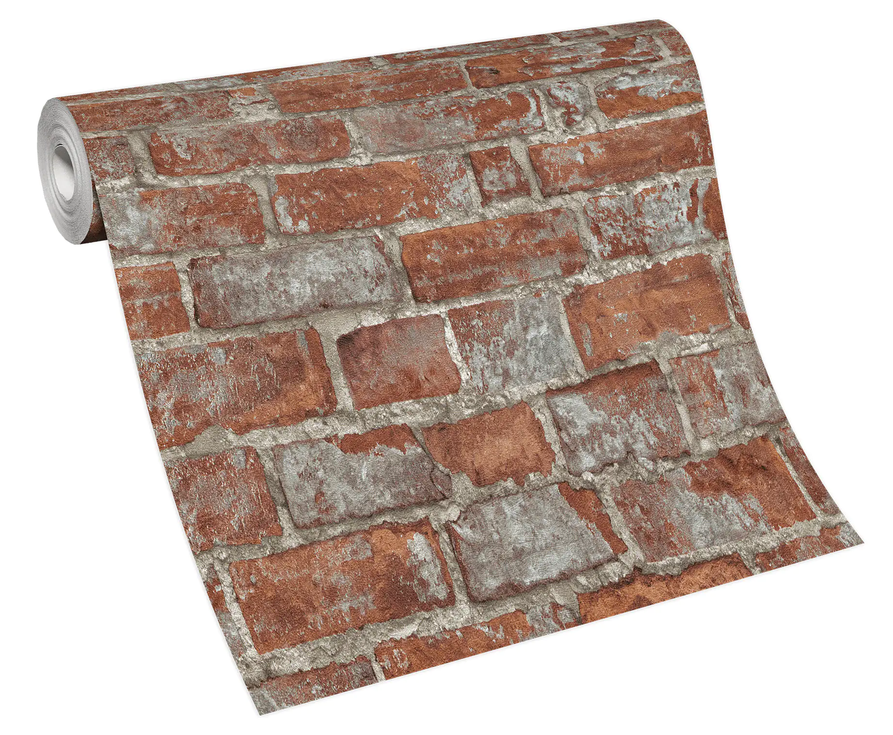 4002790181484_1 Erismann Vliestapete 6318-06 Imitations holz stein rot 10,05 x 0,53 m