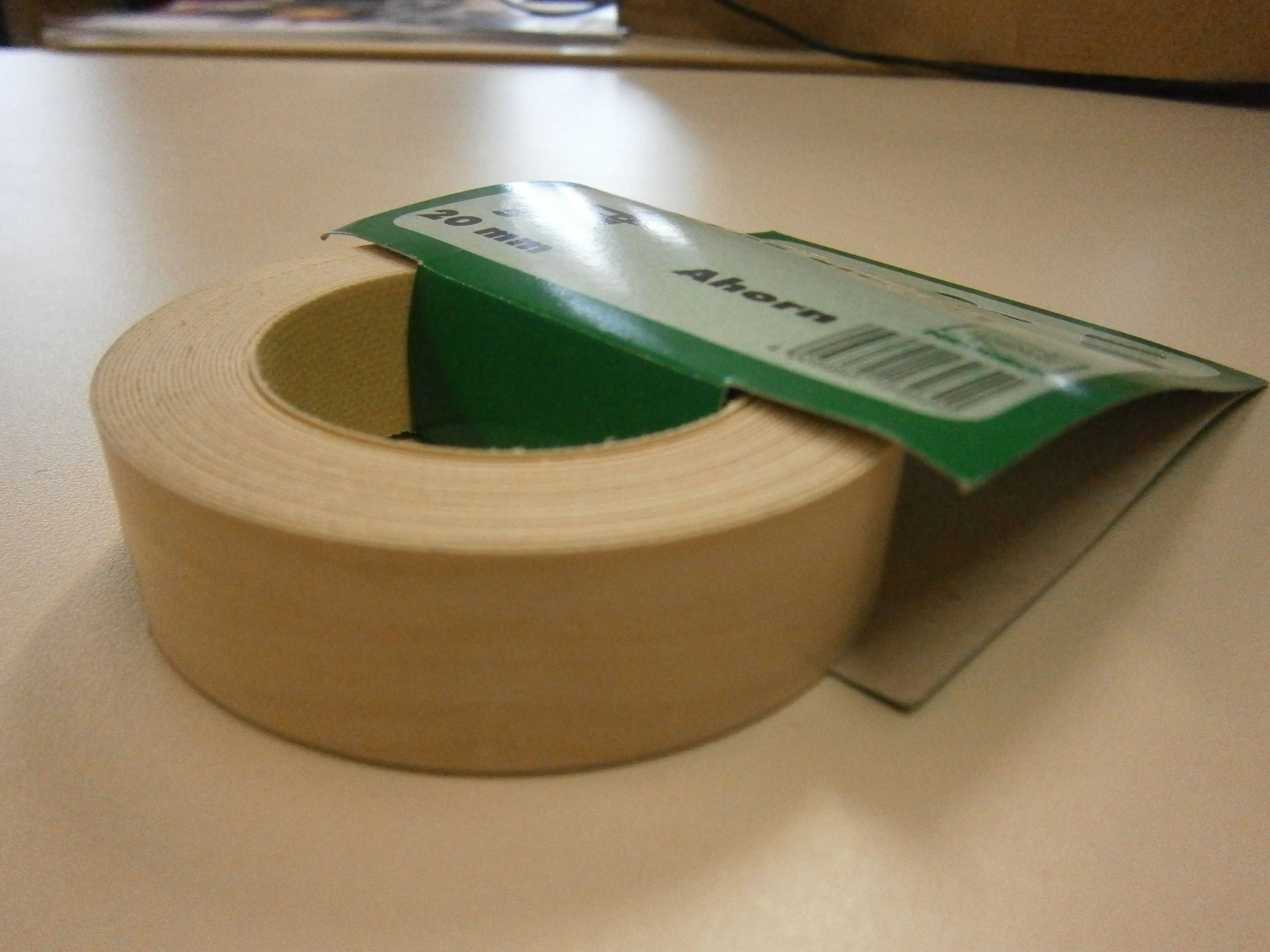 Melamin-Kante Ahorn 500 cm, 20 x 0,3 mm