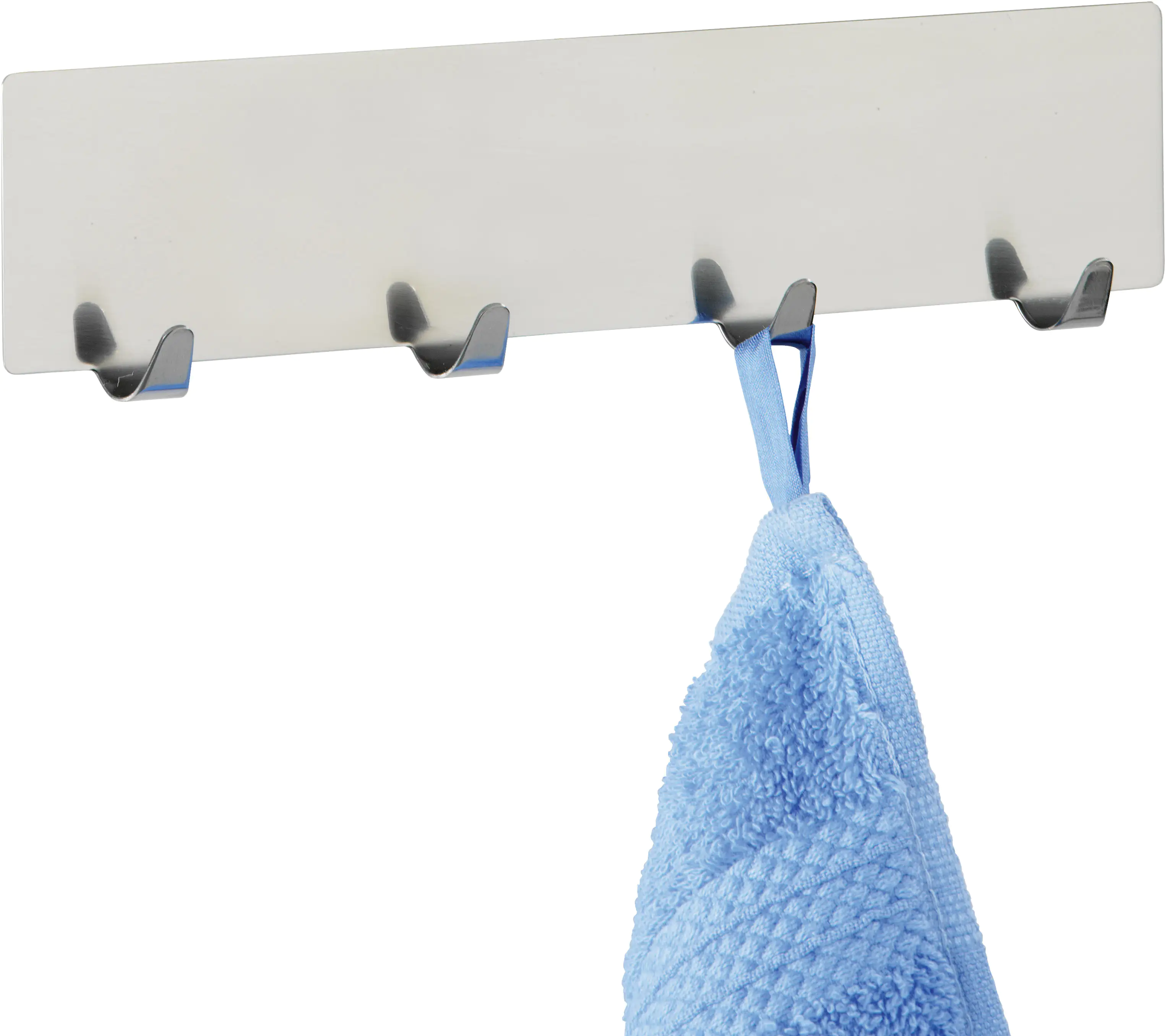 Wenko Hakenleiste Esperia Edelstahl glänzend, chrom, 4 Haken