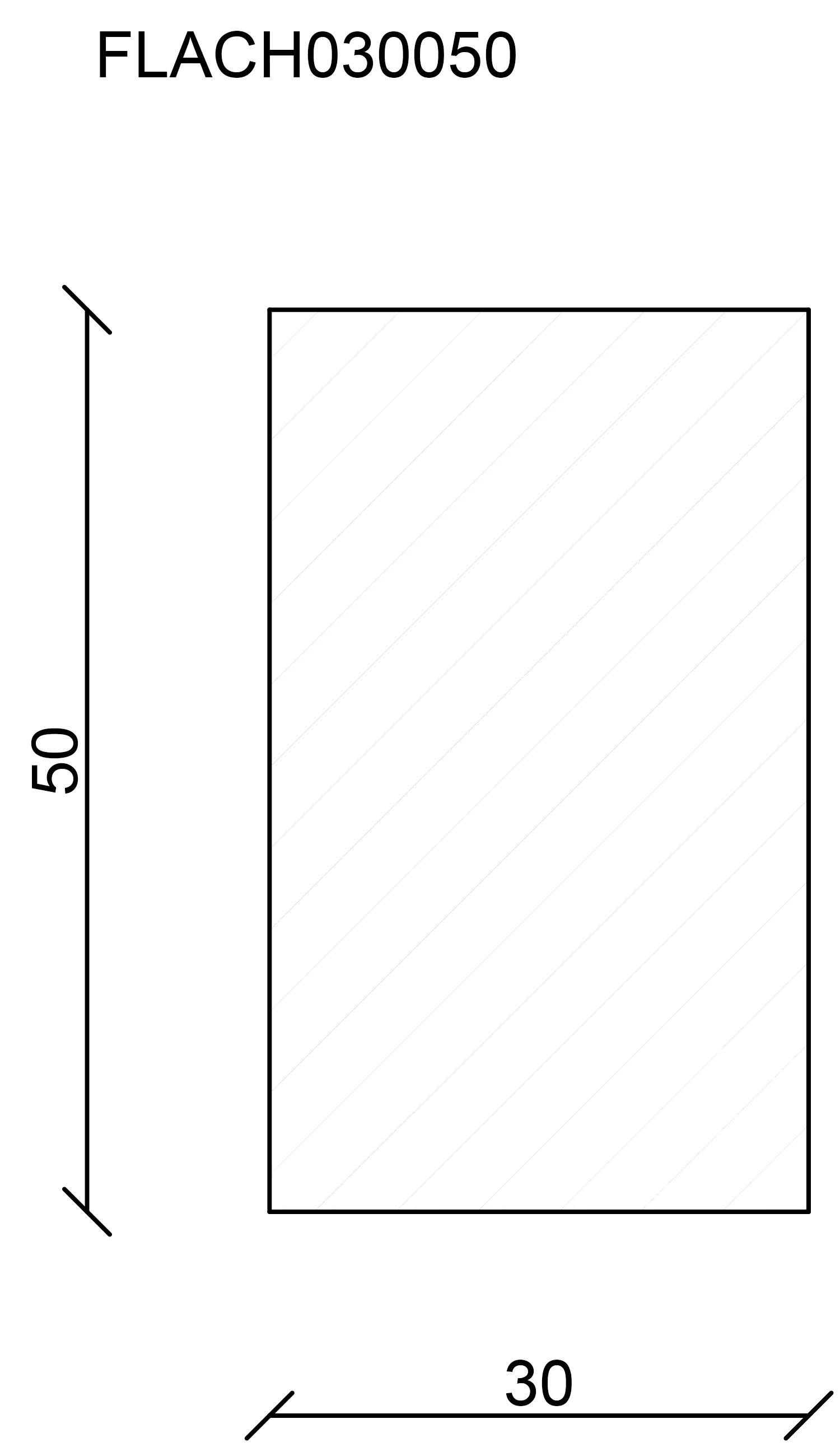 FN Neuhofer Flachleiste 200 cm 50 x 30 mm Fichte/Kiefer