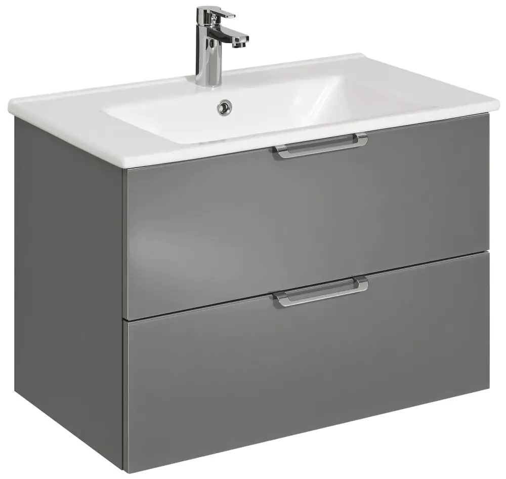 Pelipal Waschtisch-Unterschrank Ulm mit Keramikbecken, 54 x 75 x 45 cm Pelipal Waschtisch-Unterschrank Ulm mit Keramikbecken, 54 x 75 x 45 cm