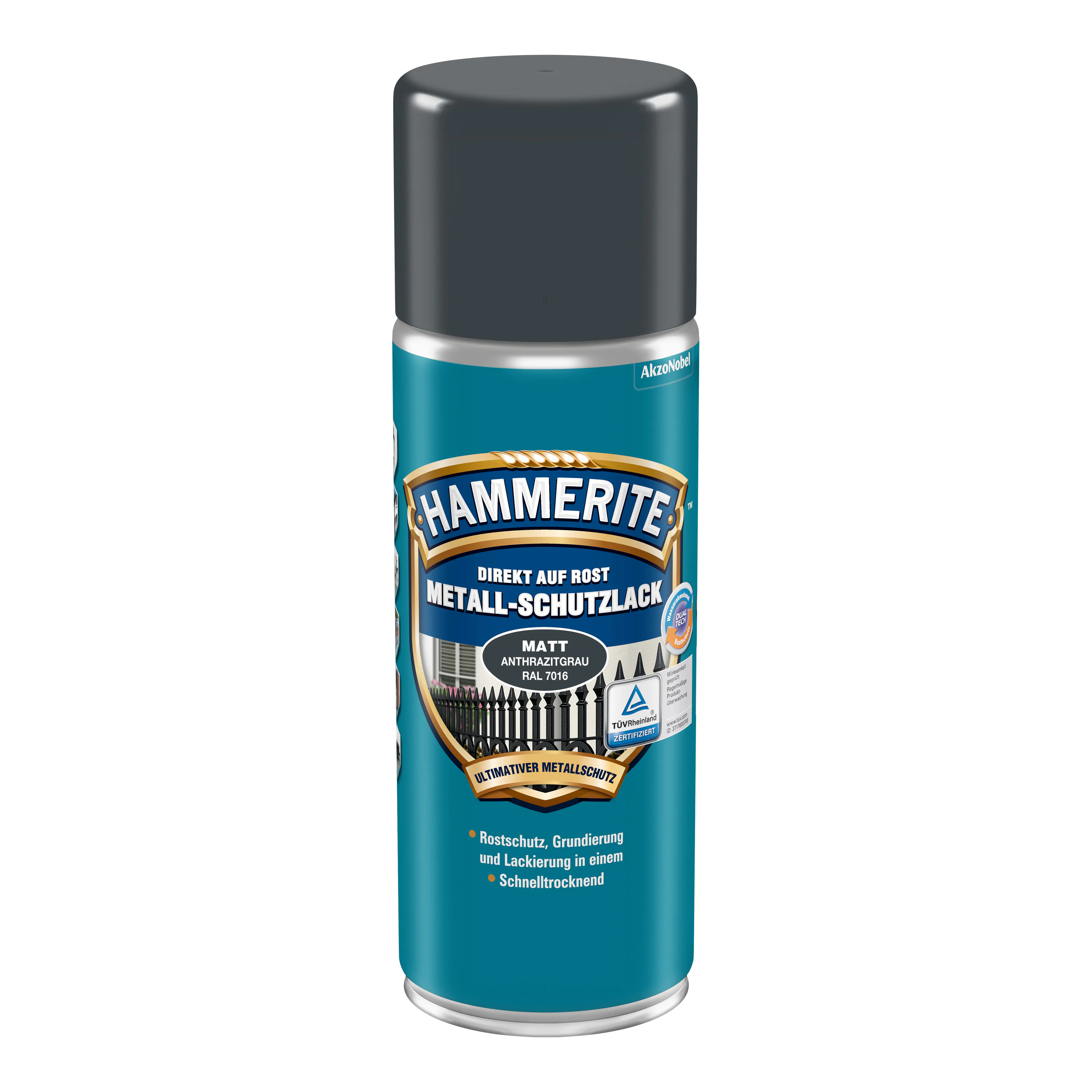 Hammerite Metall-Schutzlack Spray 400 ml anthrazitgrau Hammerite Metall-Schutzlack Spray 400 ml anthrazitgrau