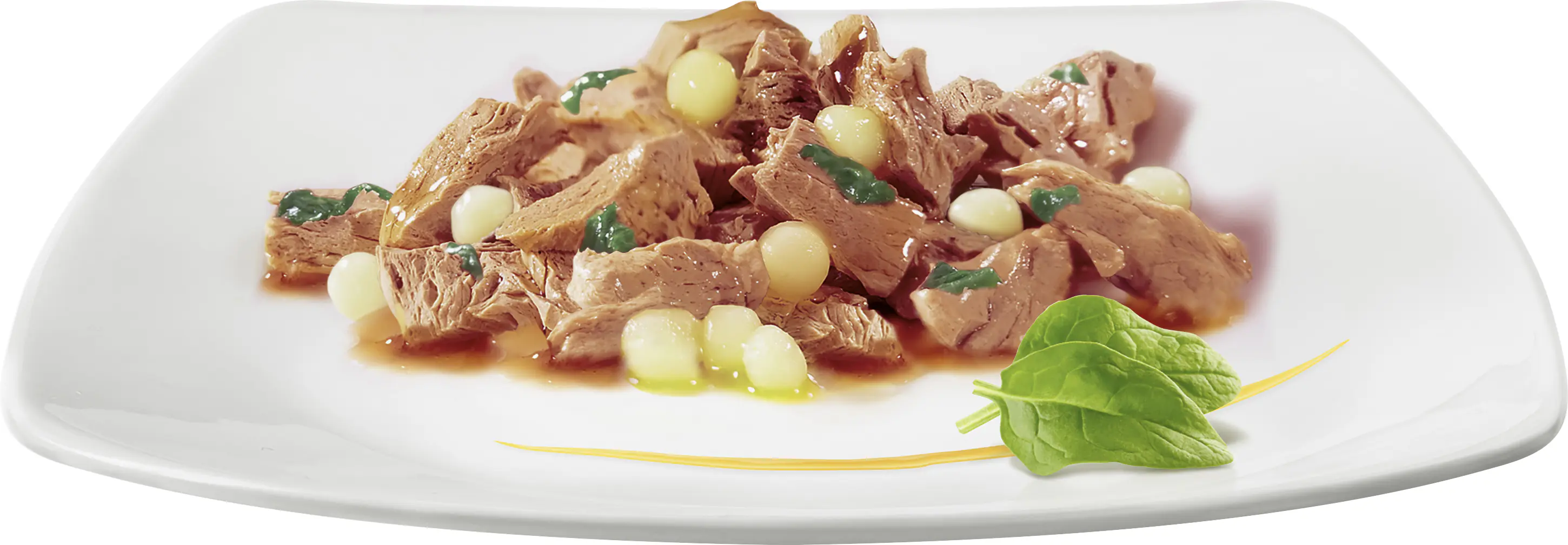 Gourmet A la Carte mit Huhn garniert mit Pasta-Perlen 85 g