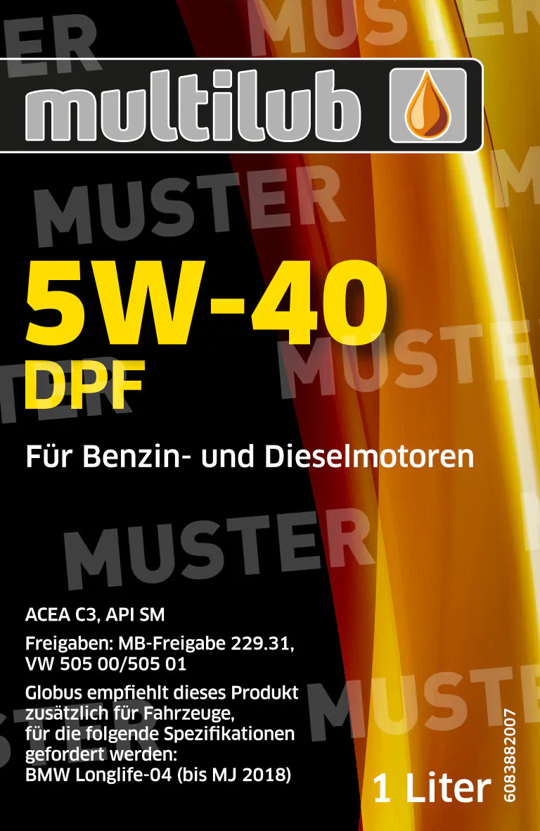 Multilub Motoröl 5W-40 DPF 1L