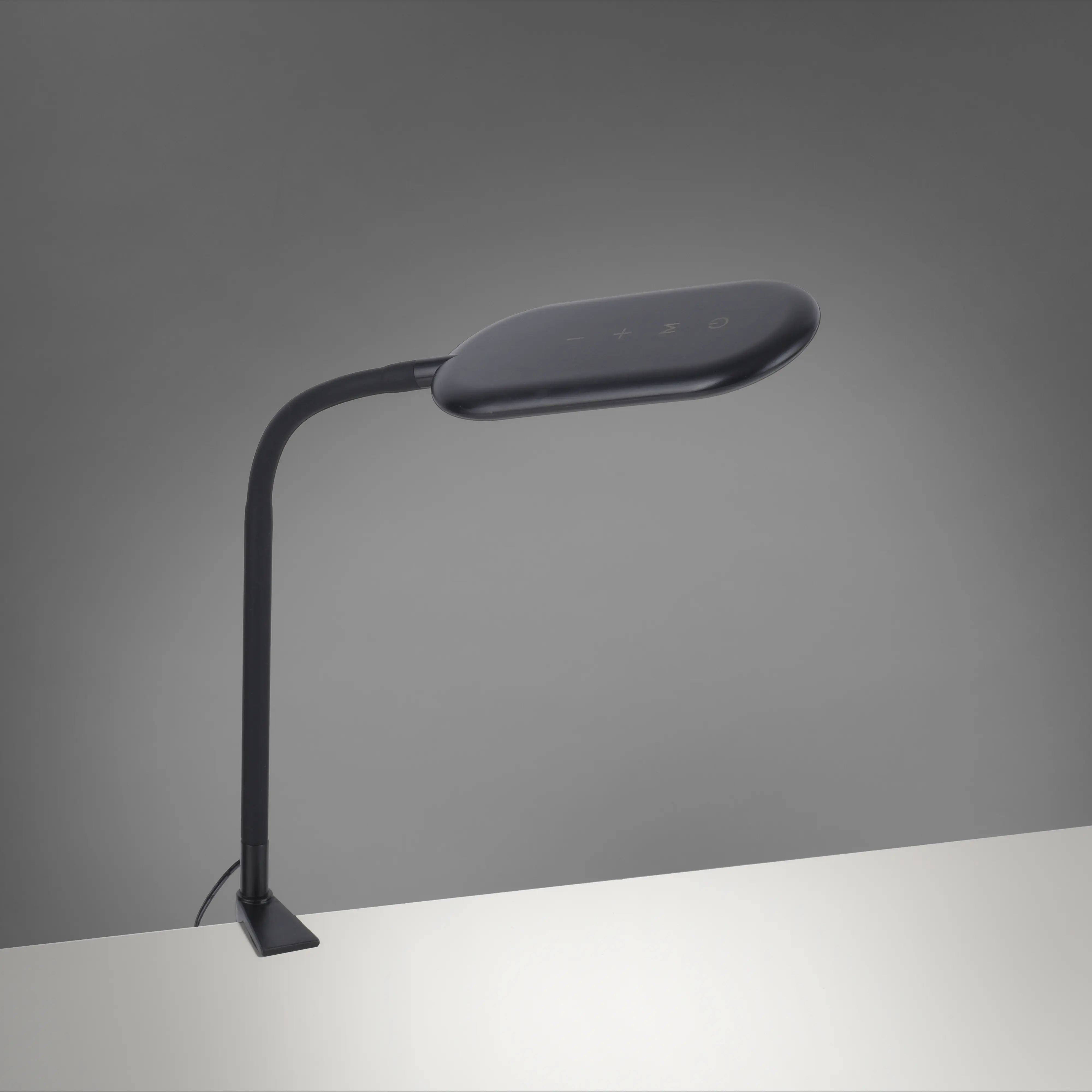 JustLight CCT LED Klemmleuchte schwarz 68 x 10 cm dimmbar