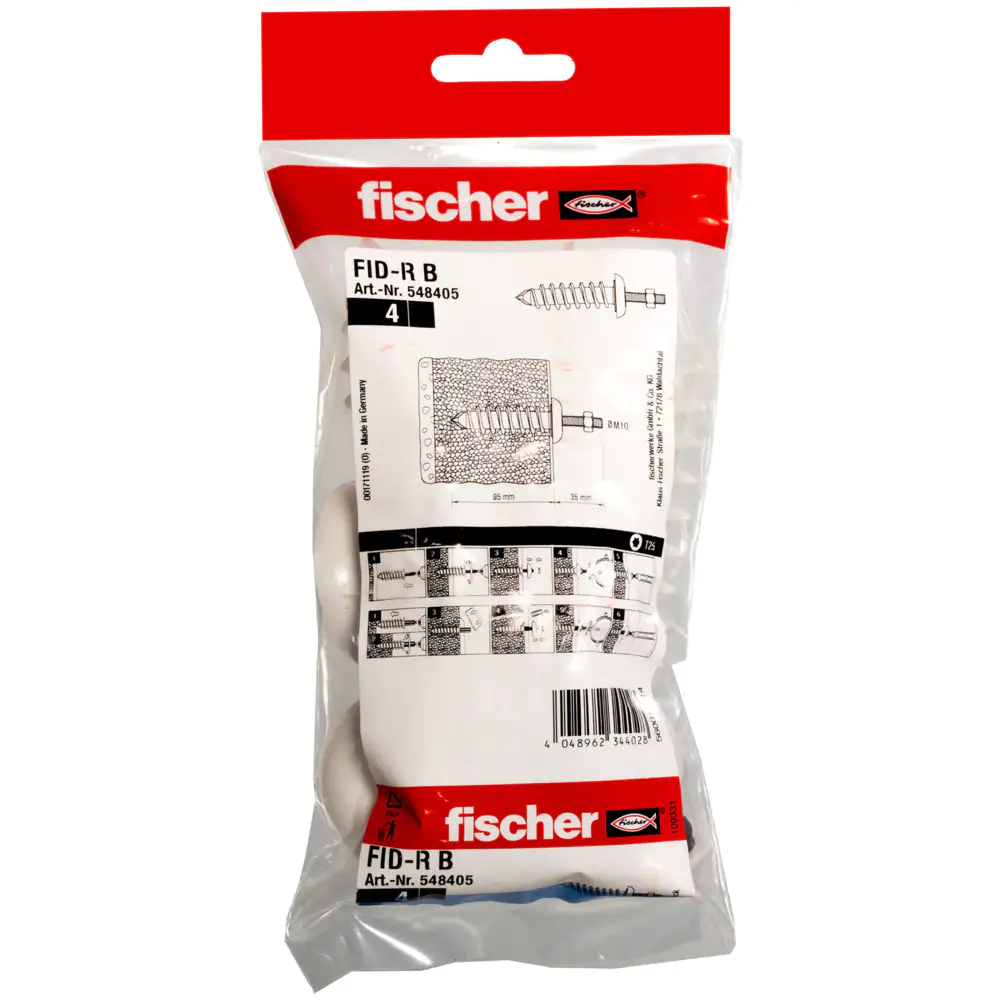 Fischer Dämmstoffdübel 10.0 x 95 mm - 4 Stück Fischer Dämmstoffdübel 10.0 x 95 mm - 4 Stück