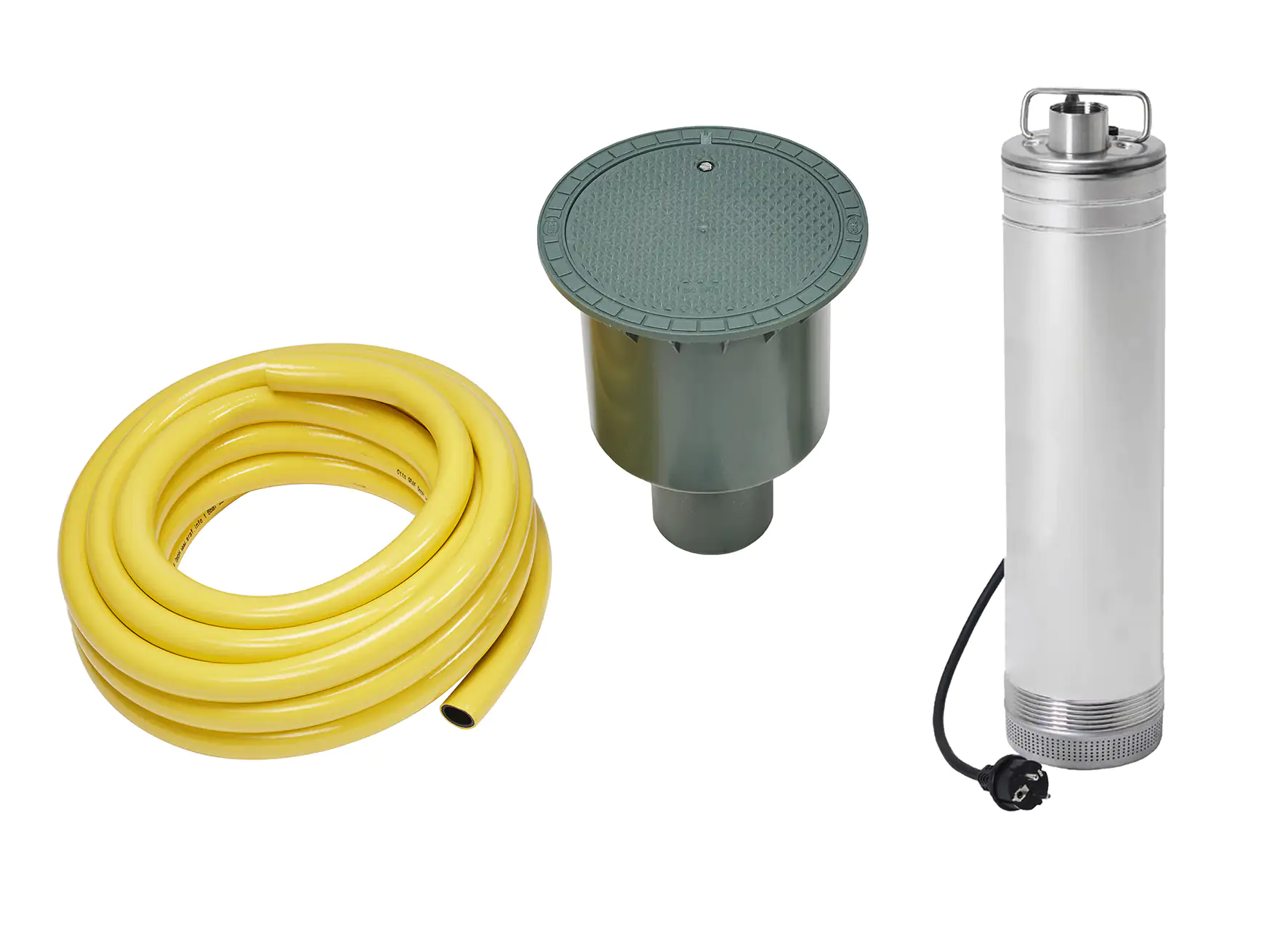 4rain Mono Erdtank-Paket 4000 L Garten-Comfort, begehbar