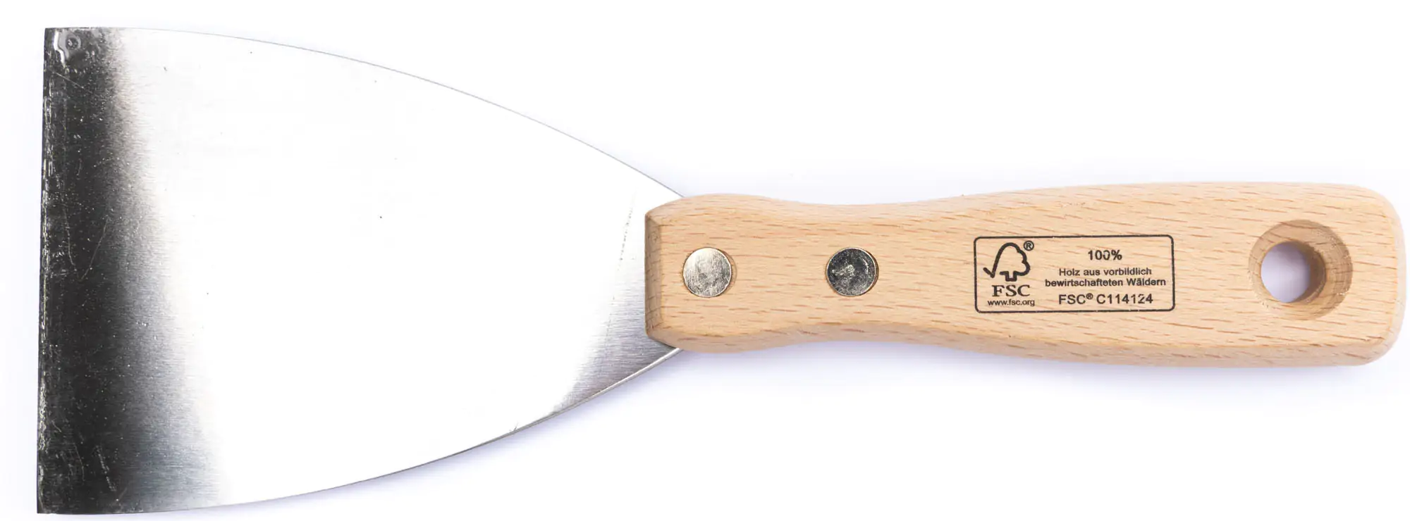 TrendLine Spachtel mit Holzheft Breite 8 cm