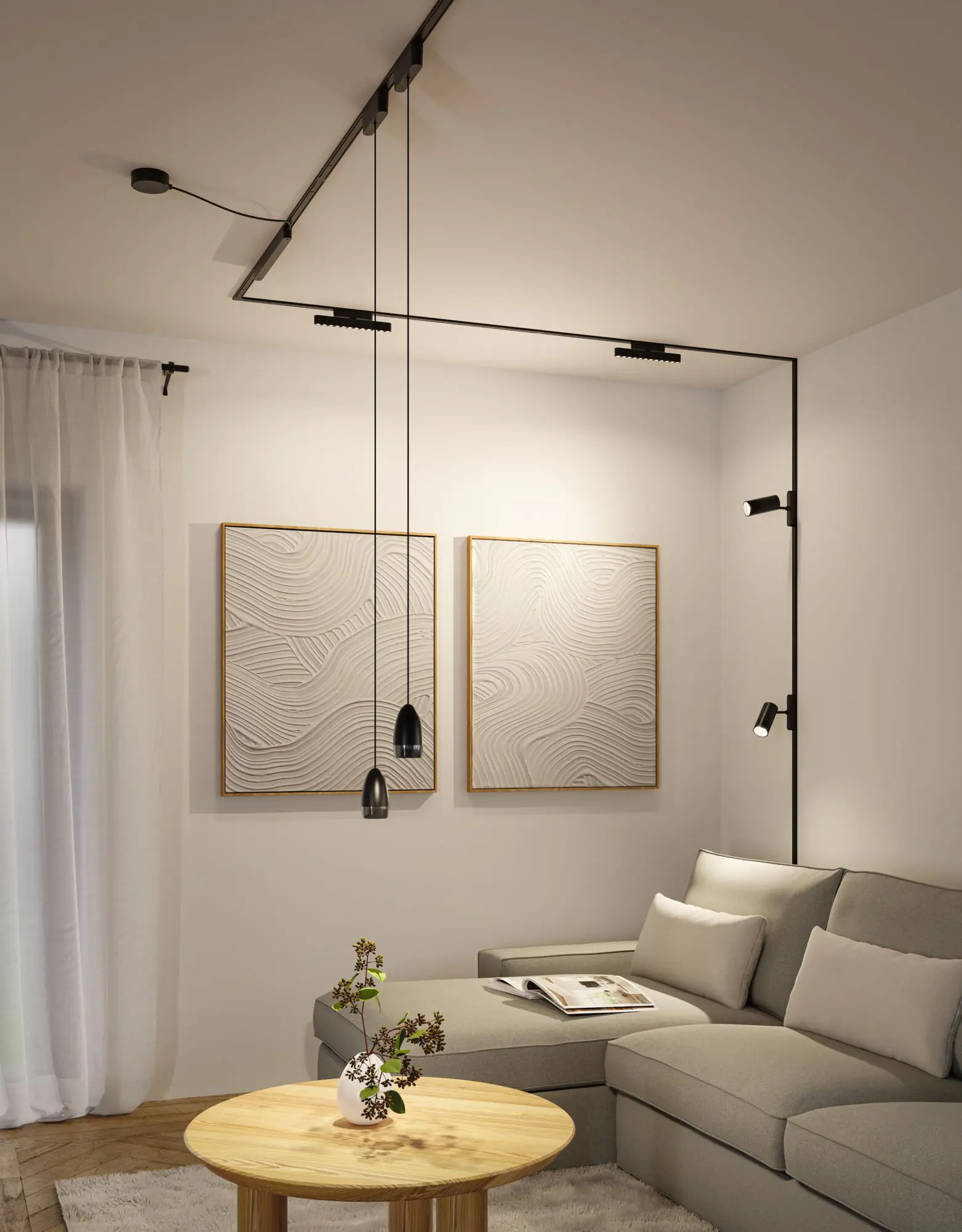 Paulmann Wand- & Deckenverbinder Schienensystem Veya schwarz