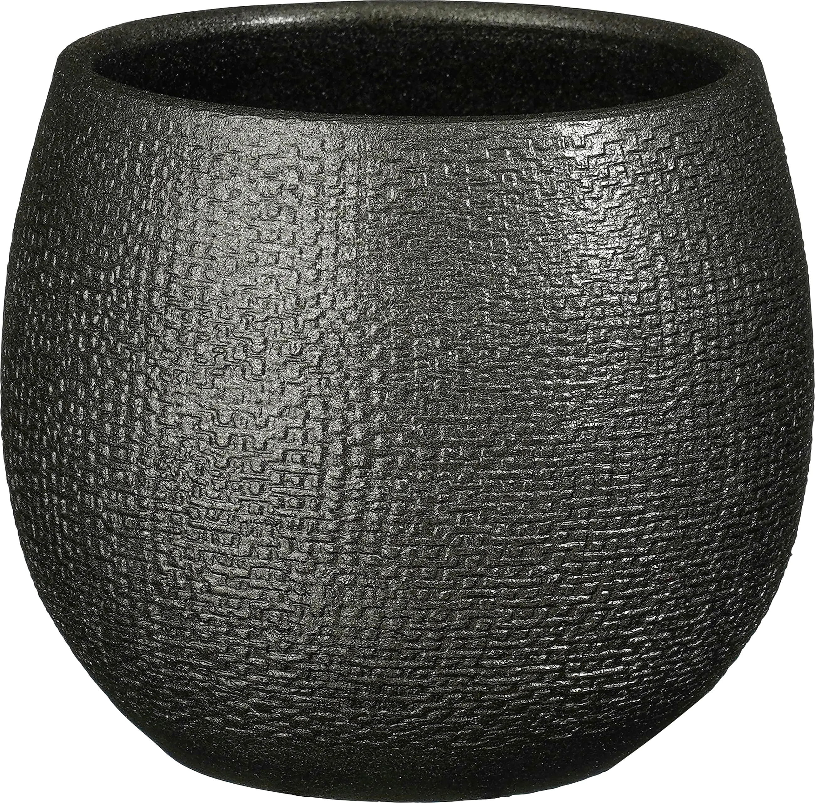 Mica Decorations Topf Porto terracotta 14 x 15 cm metallic