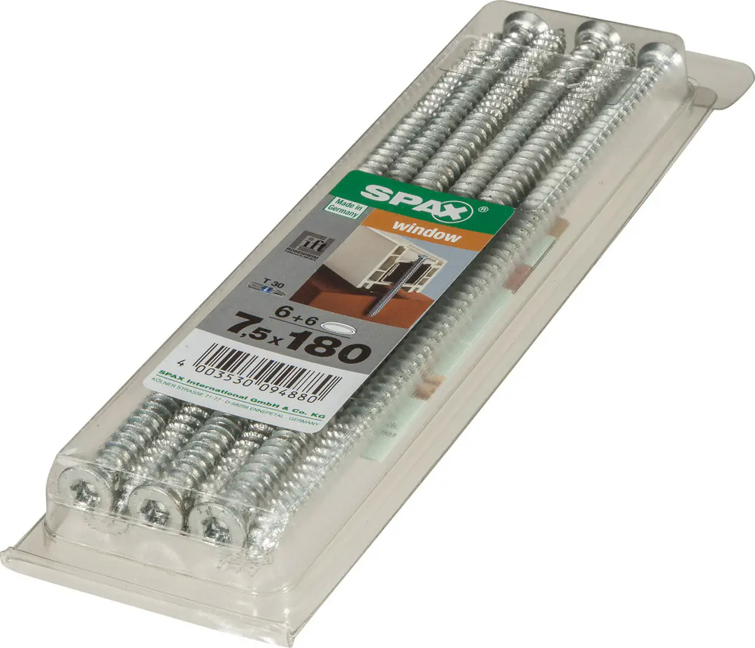 Spax Rahmenanker 7.5 x 180 mm TX 30 - 6 Stk.