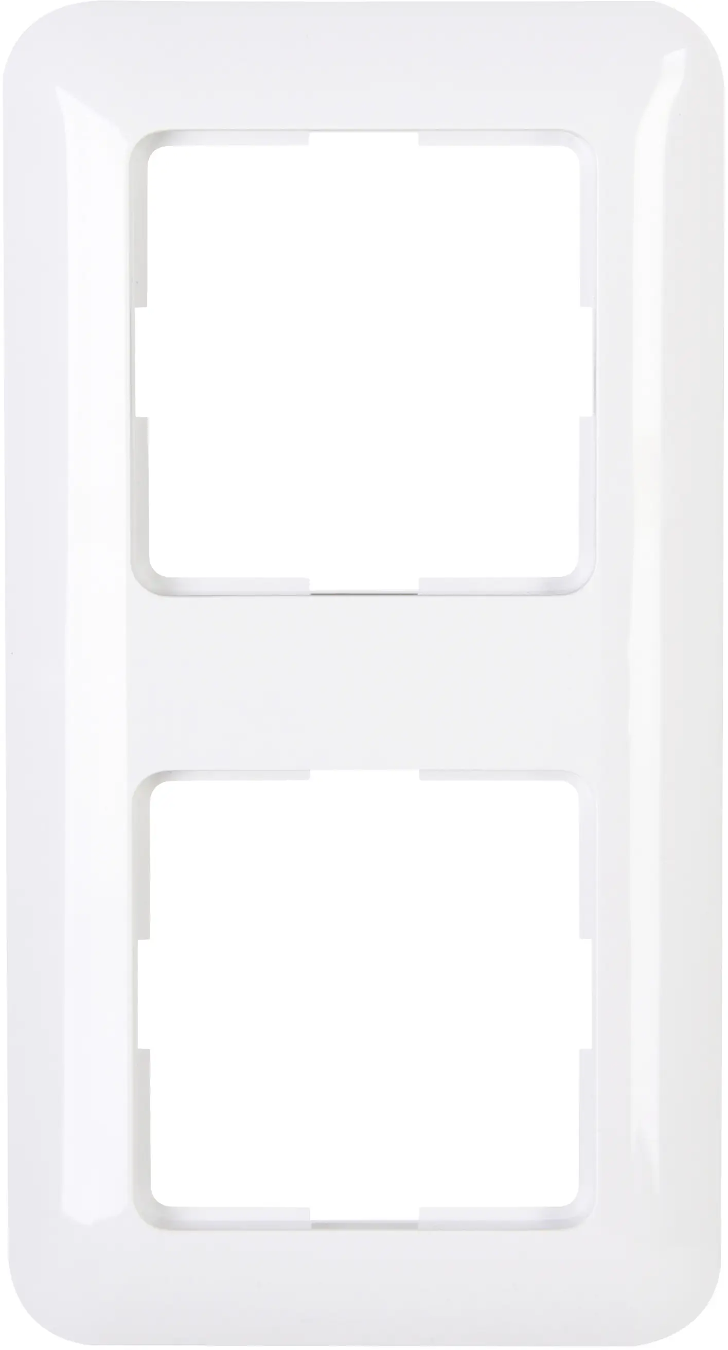 Kopp Abdeckrahmen 2-fach Cadiz arktisweiß, Unterputz