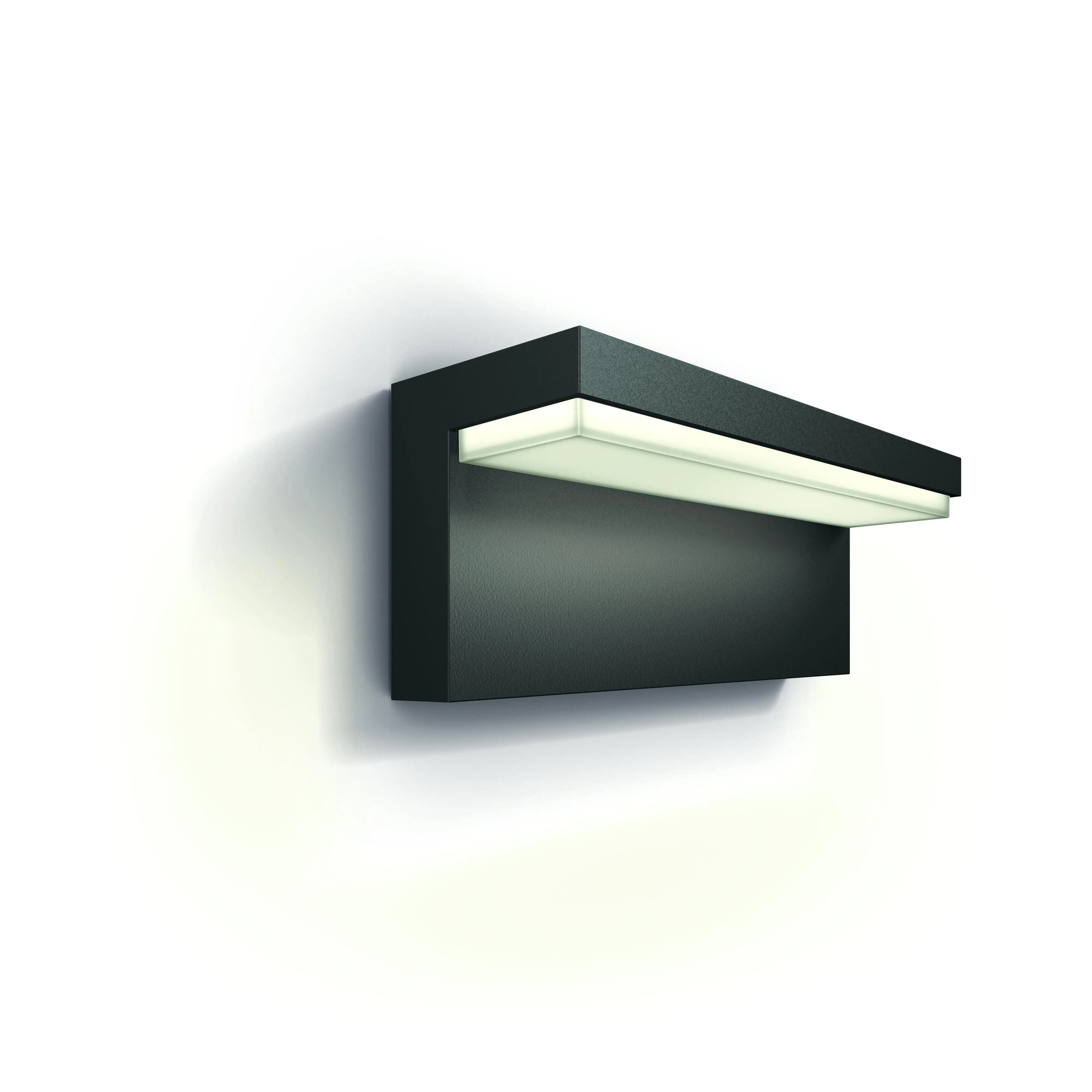 Philips LED Außenwandleuchte Bustan anthrazit warmweiß Philips LED Außenwandleuchte Bustan anthrazit warmweiß