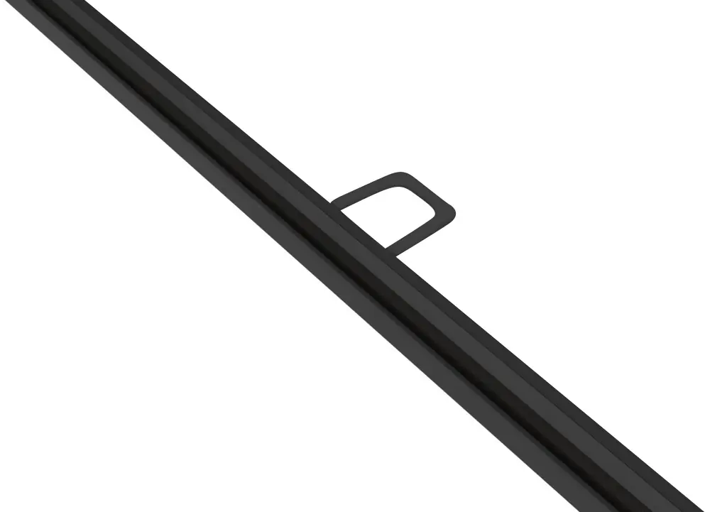 TrendLine Fliegenschutz-Fenster 120 x 150 cm schwarz/anthrazit kürzbar